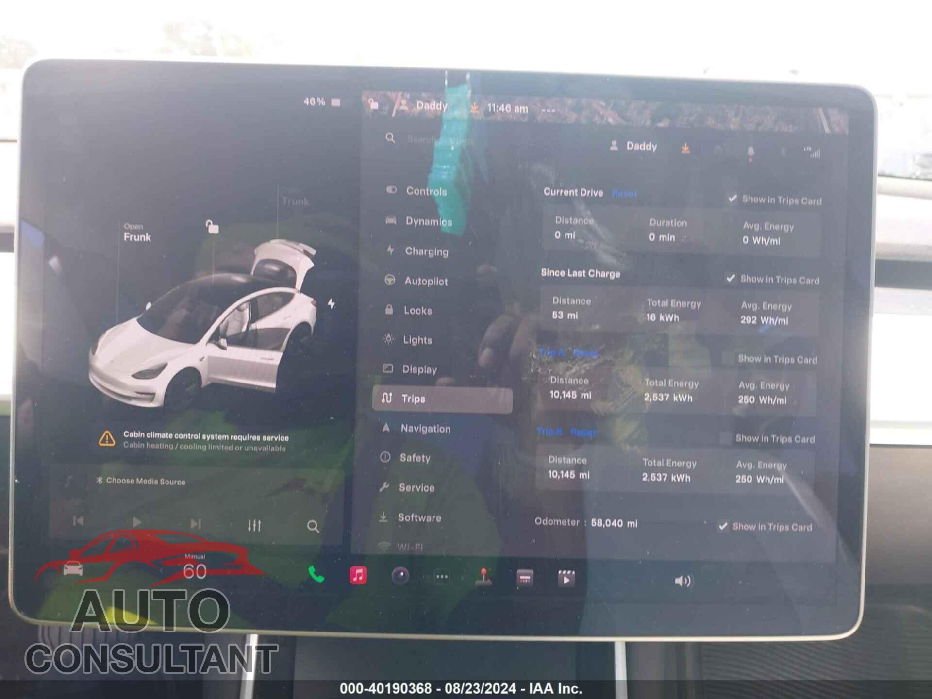 TESLA MODEL 3 2019 - 5YJ3E1EA2KF486398