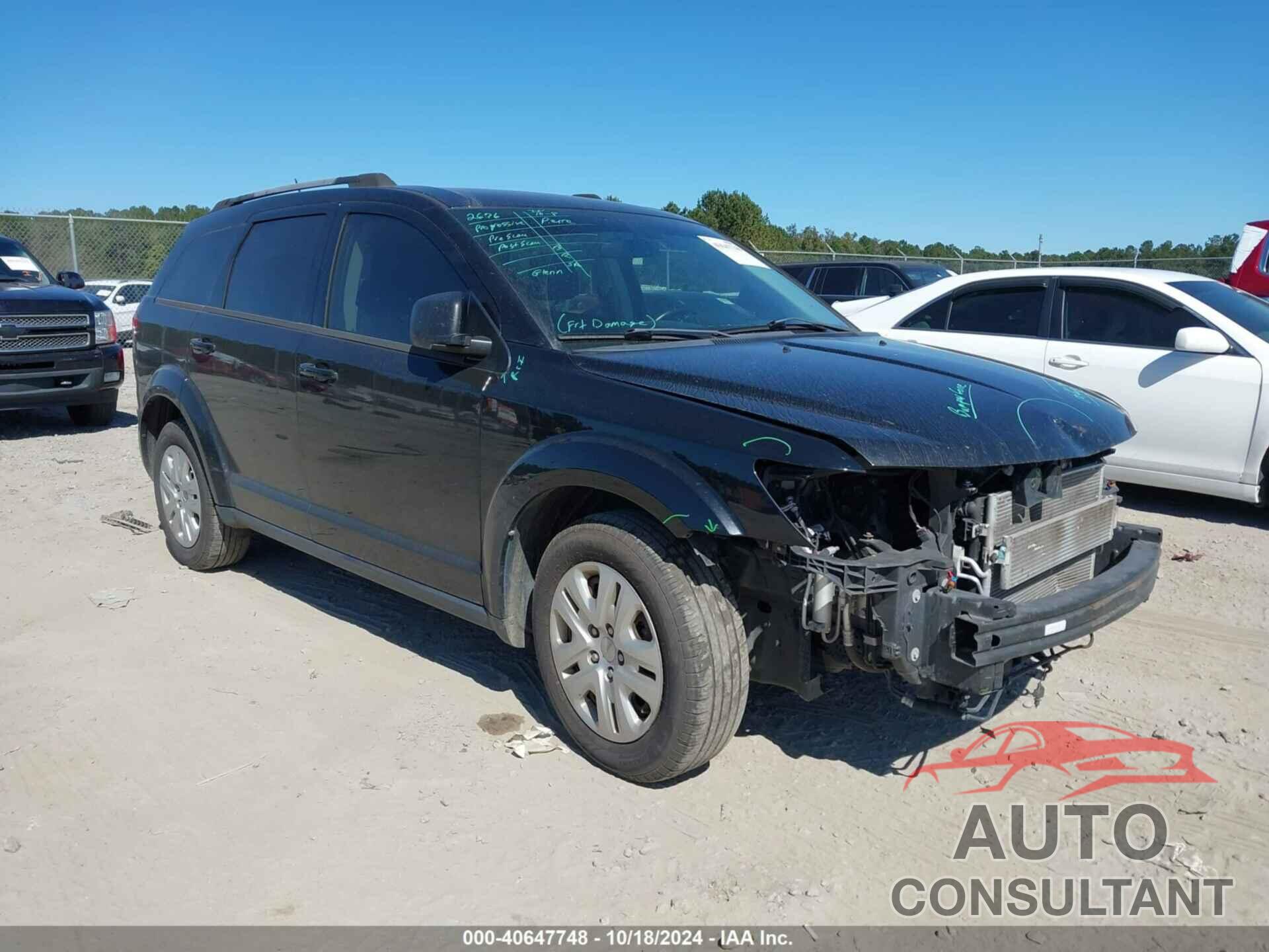 DODGE JOURNEY 2018 - 3C4PDCABXJT376360