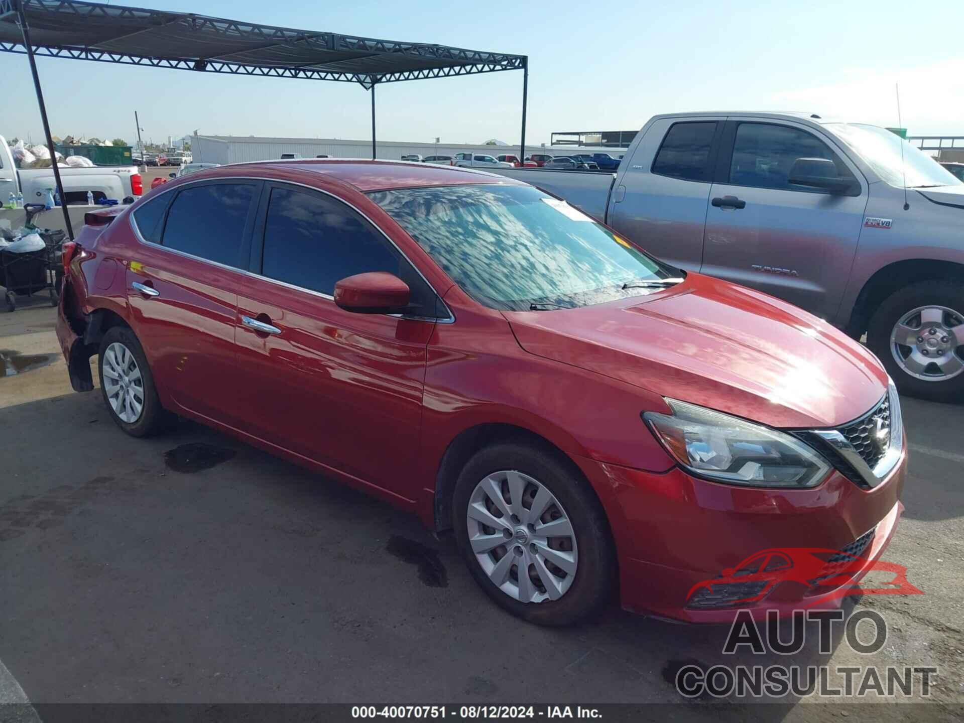 NISSAN SENTRA 2016 - 3N1AB7AP5GL666385