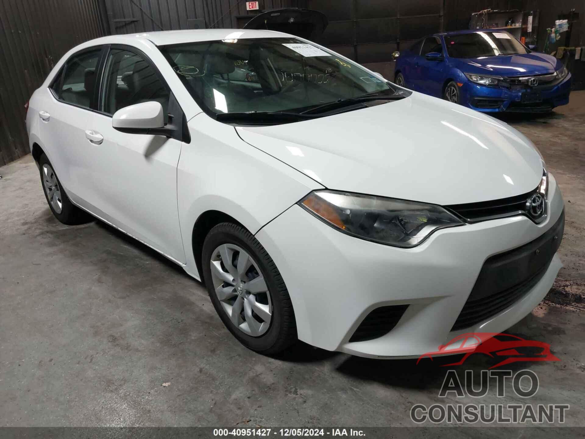 TOYOTA COROLLA 2015 - 2T1BURHE5FC268591