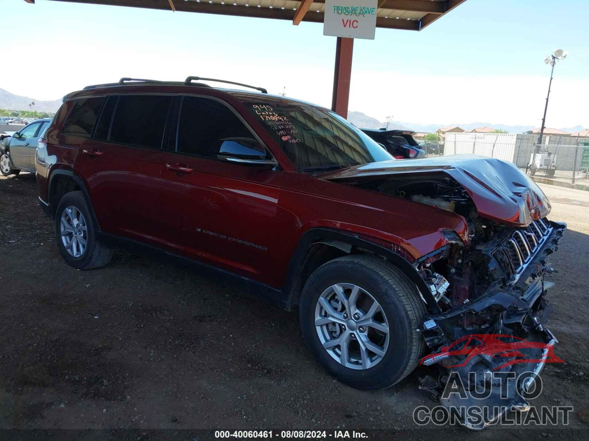 JEEP GRAND CHEROKEE L 2021 - 1C4RJKBG1M8161460
