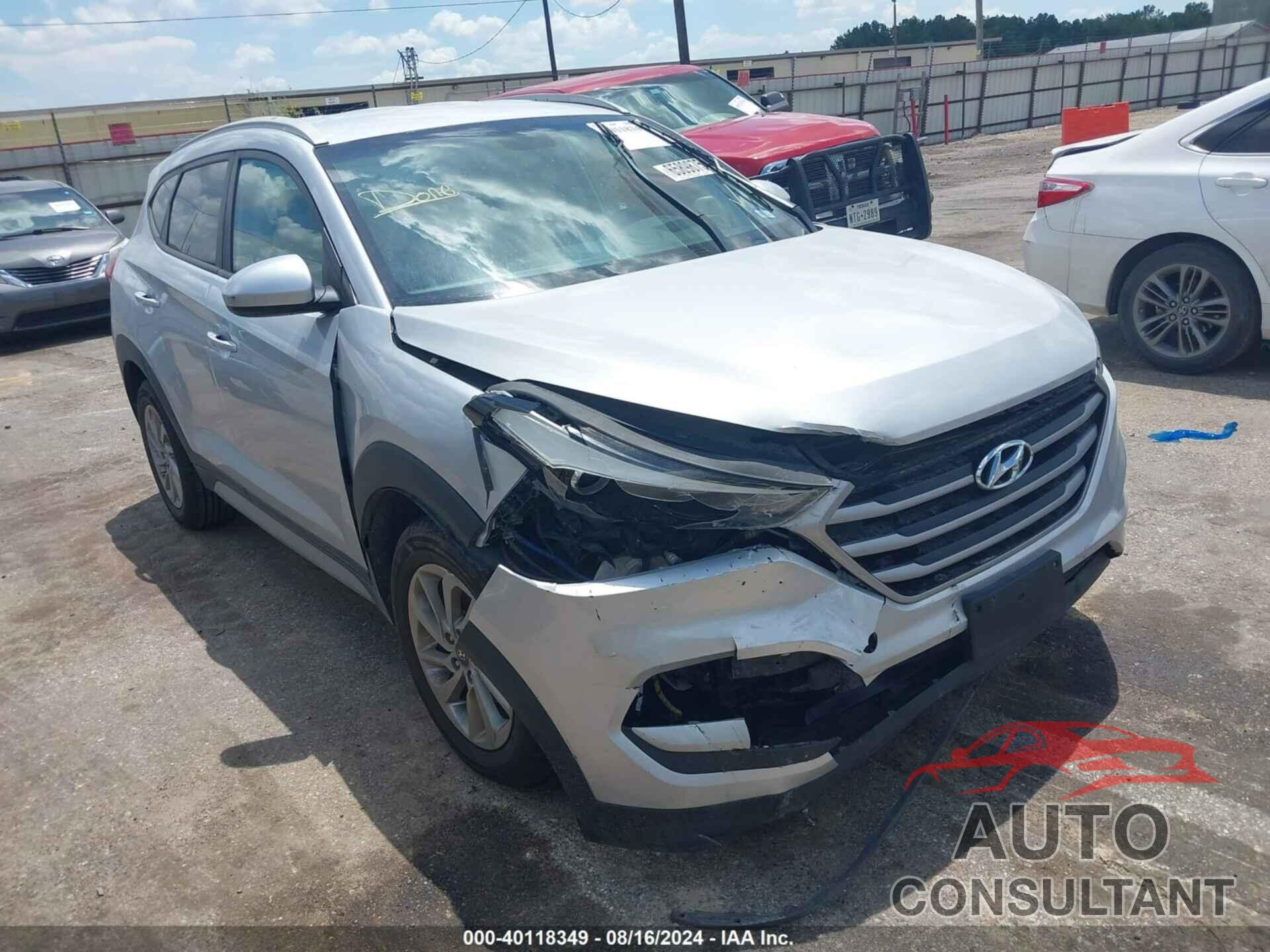 HYUNDAI TUCSON 2018 - KM8J3CA41JU693424