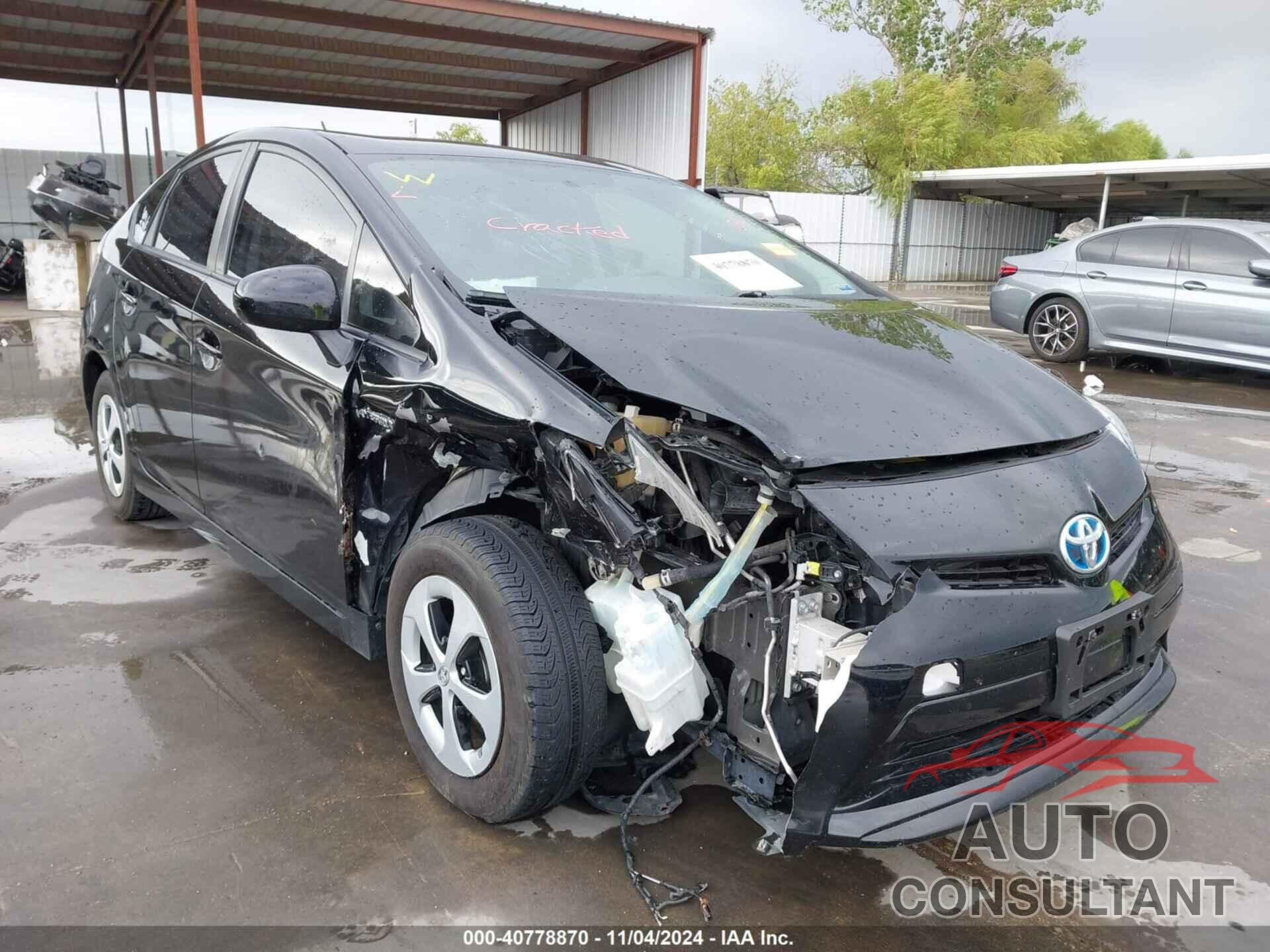 TOYOTA PRIUS 2013 - JTDKN3DU5D0343448