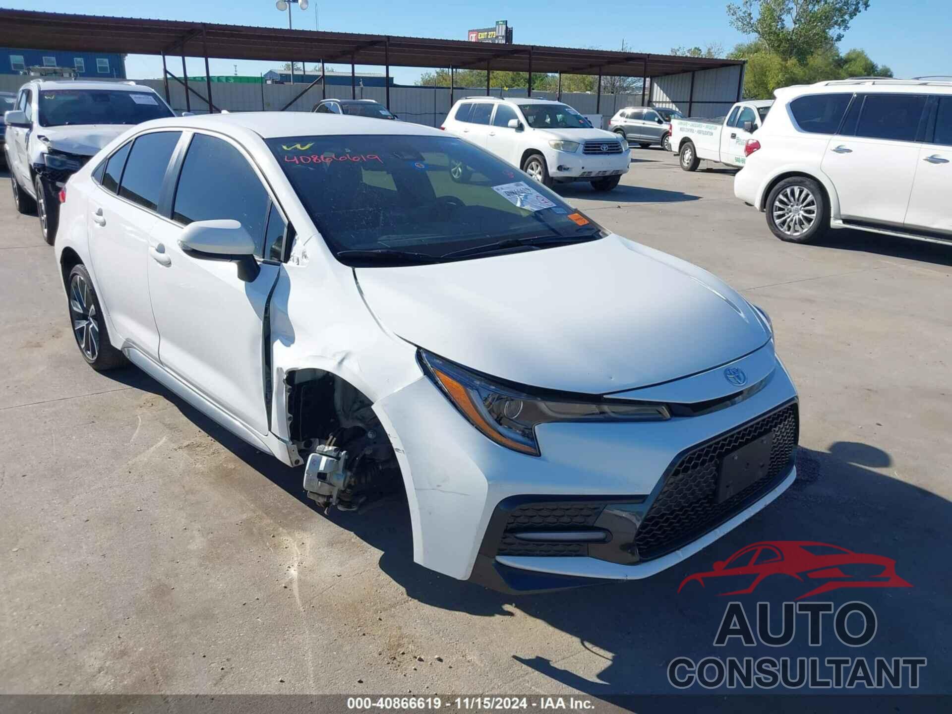 TOYOTA COROLLA 2021 - JTDS4MCE3MJ055845