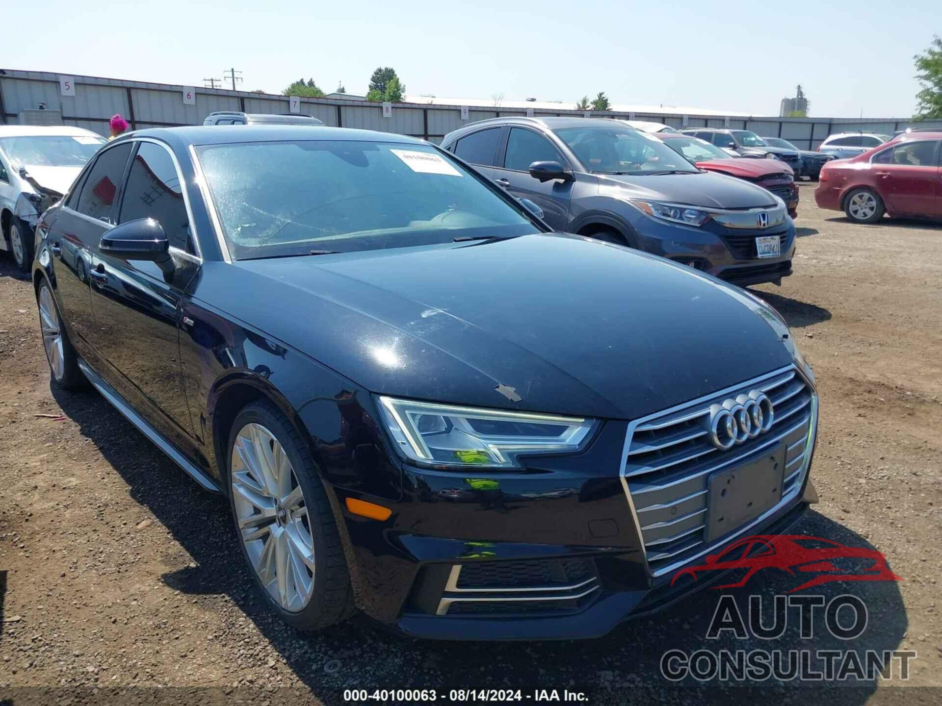 AUDI A4 2018 - WAULMAF42JA119663