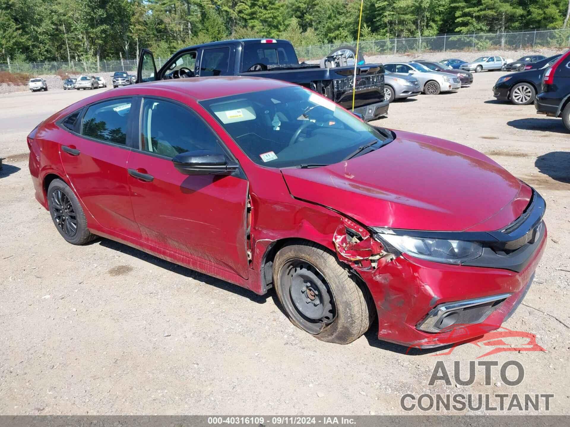 HONDA CIVIC 2021 - 2HGFC2F62MH538680