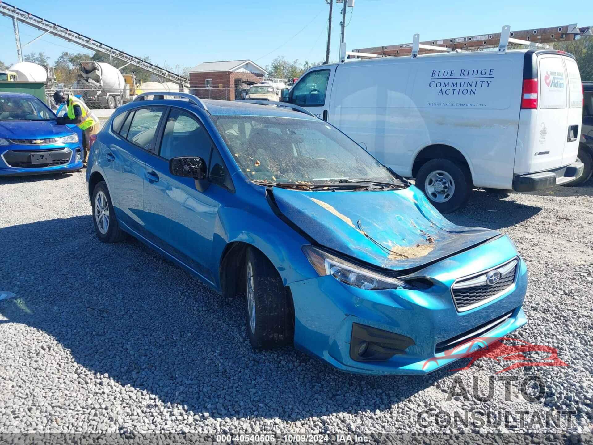 SUBARU IMPREZA 2018 - 4S3GTAD63J3711170