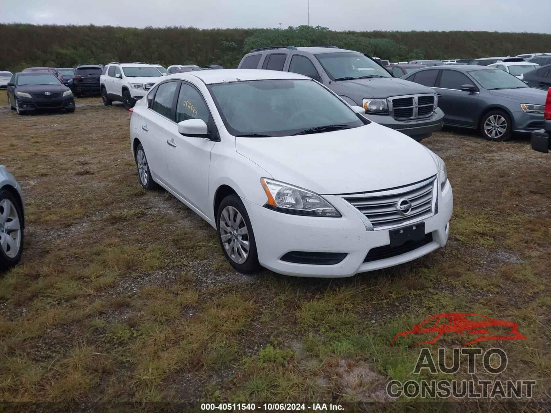 NISSAN SENTRA 2015 - 3N1AB7AP2FY282114