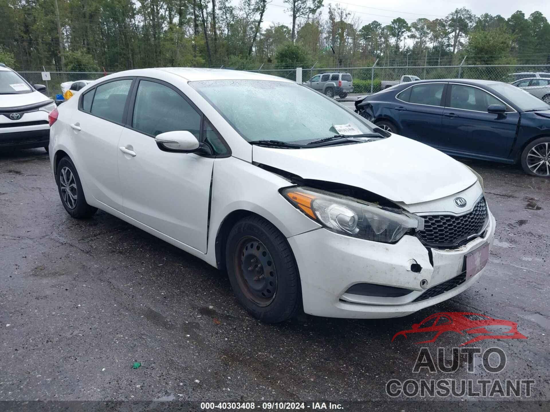 KIA FORTE 2016 - KNAFX4A64G5498553