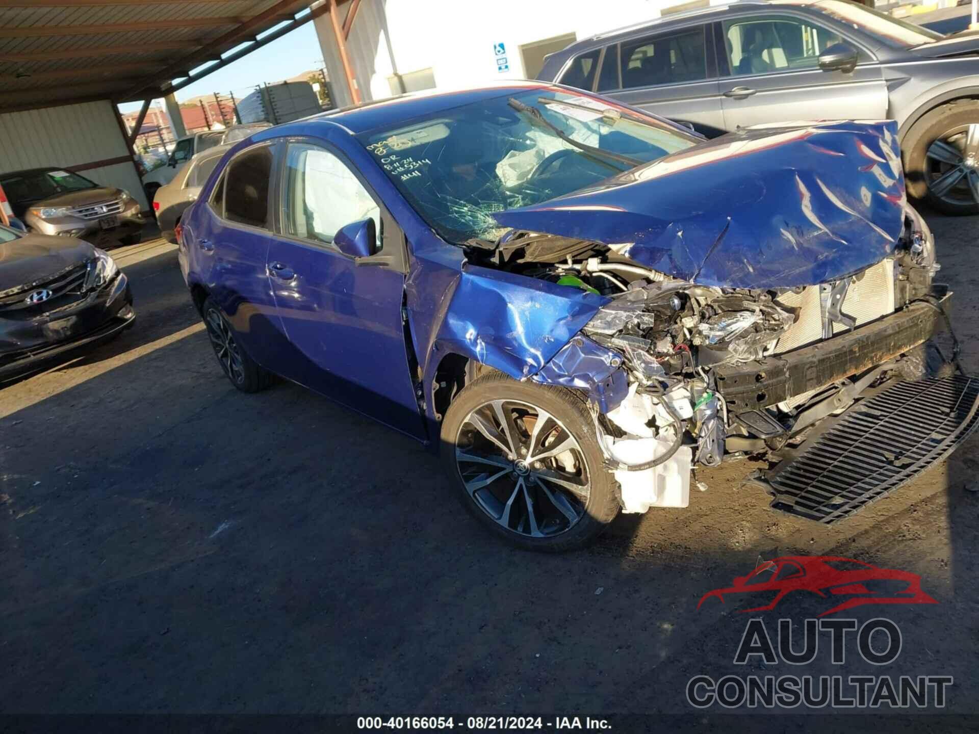 TOYOTA COROLLA 2018 - 2T1BURHE8JC995314