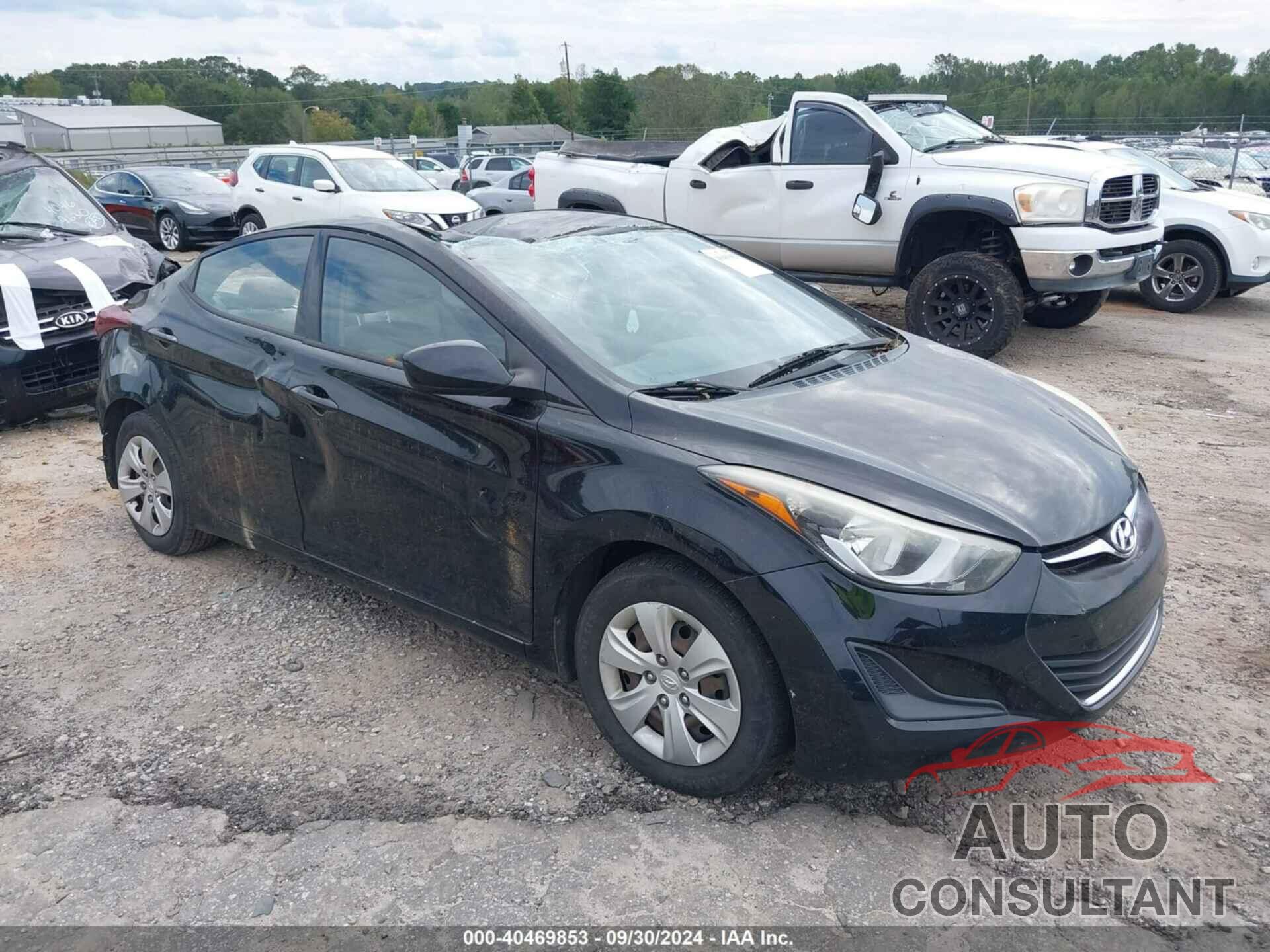 HYUNDAI ELANTRA 2016 - KMHDH4AE9GU490528