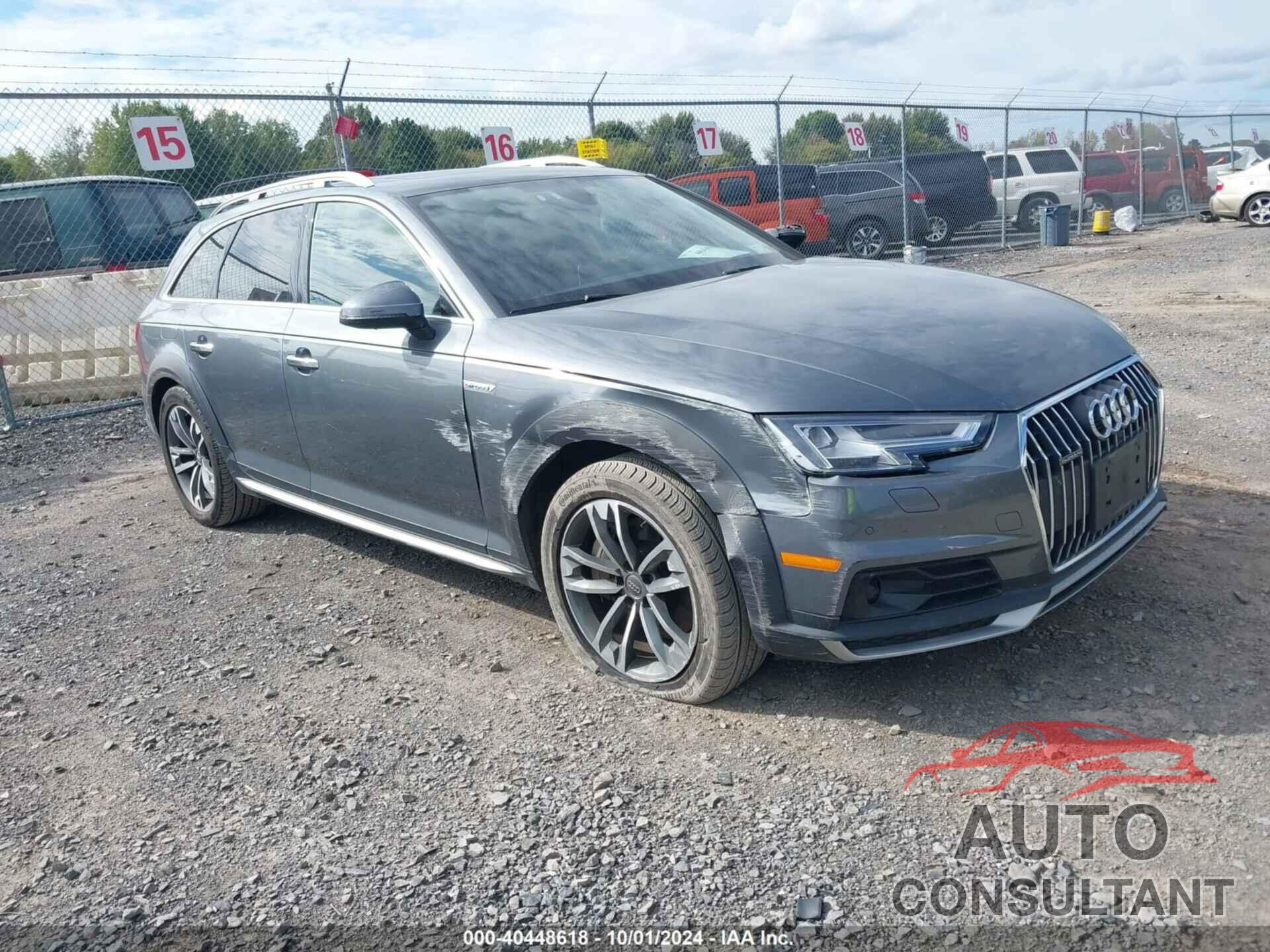 AUDI A4 ALLROAD 2019 - WA19NAF45KA003900