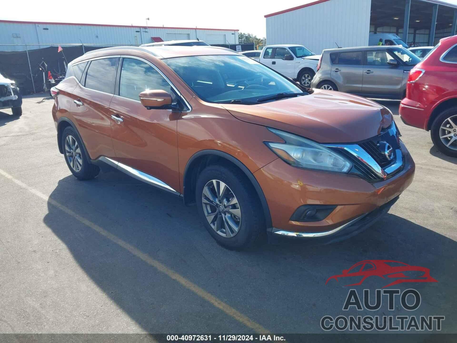 NISSAN MURANO 2015 - 5N1AZ2MGXFN268588