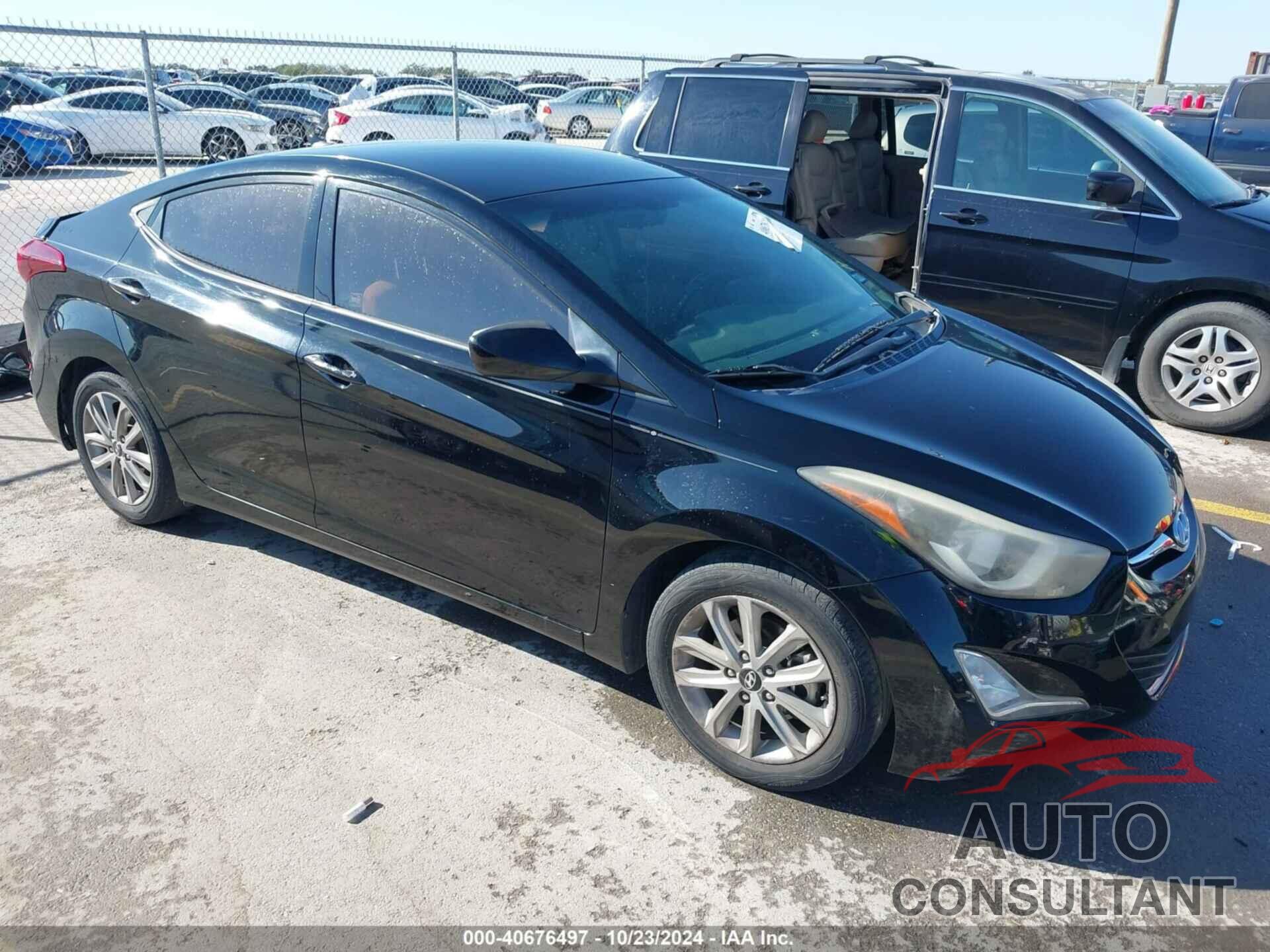 HYUNDAI ELANTRA 2014 - KMHDH4AE6EU094974