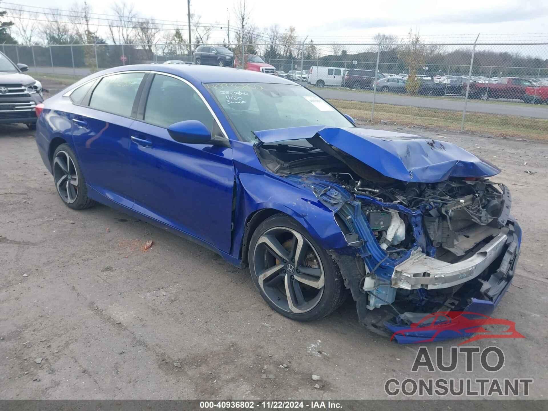 HONDA ACCORD 2018 - 1HGCV1F39JA210390