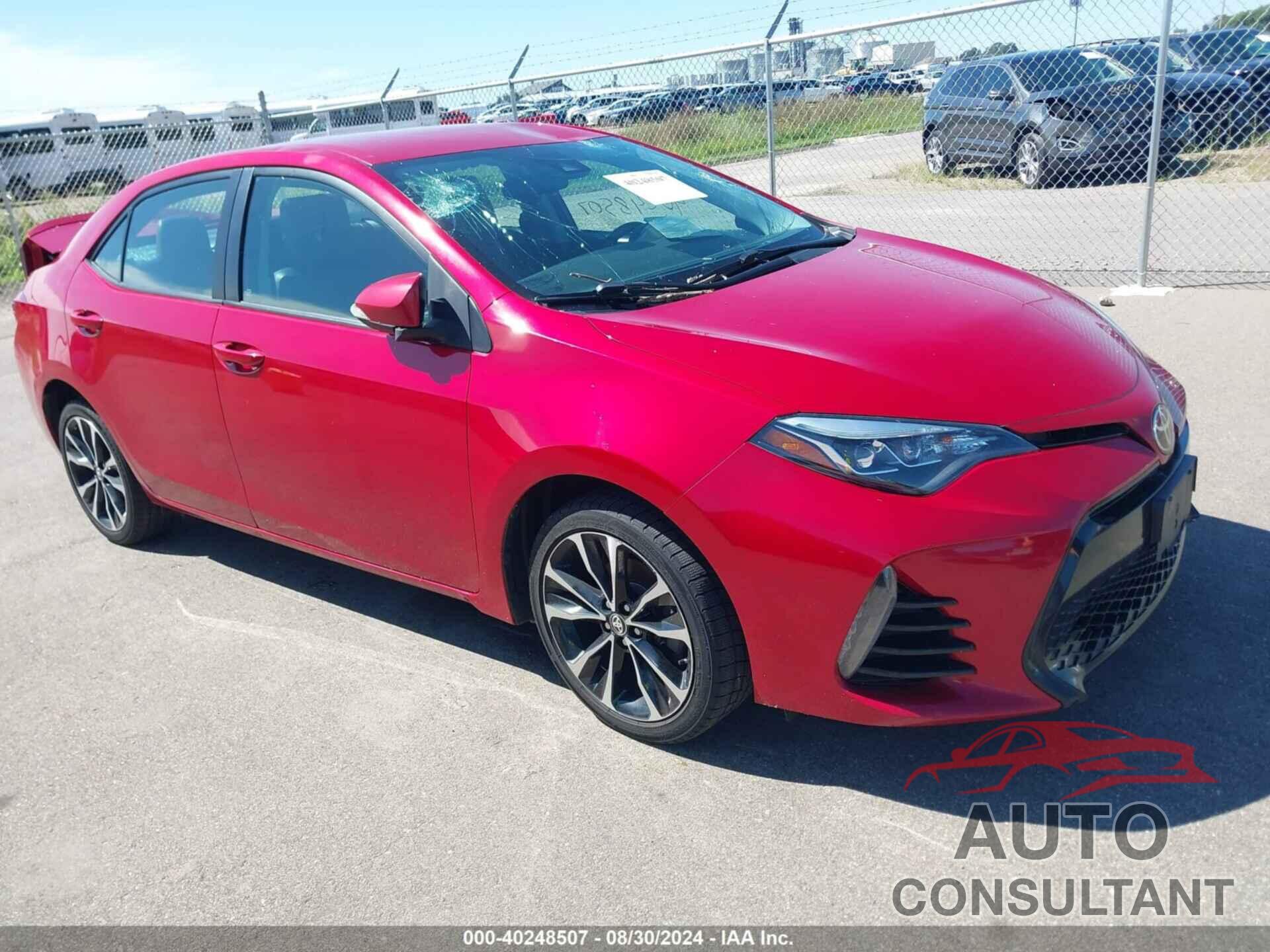 TOYOTA COROLLA 2017 - 2T1BURHE1HC823538
