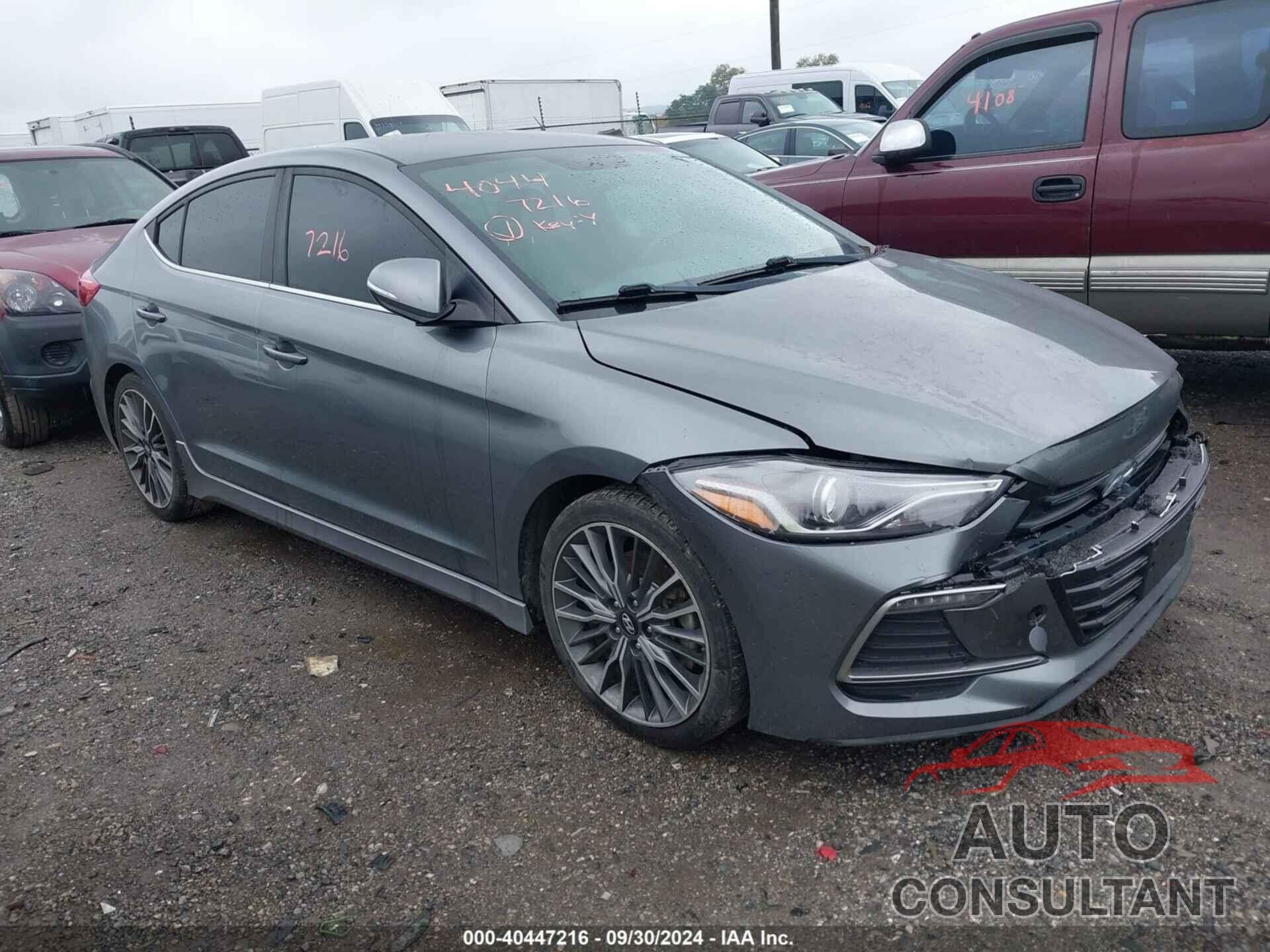 HYUNDAI ELANTRA 2017 - KMHD04LB3HU363804