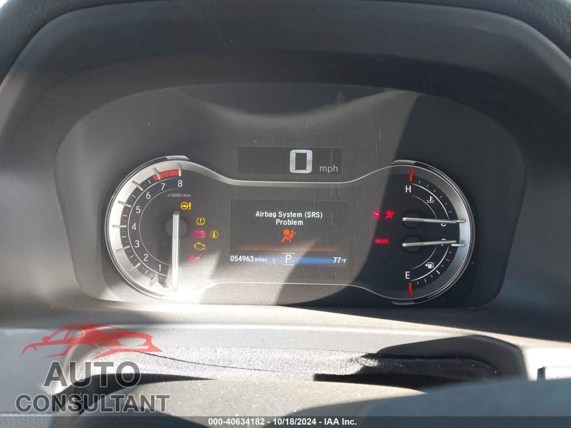 HONDA PILOT 2018 - 5FNYF5H59JB013024
