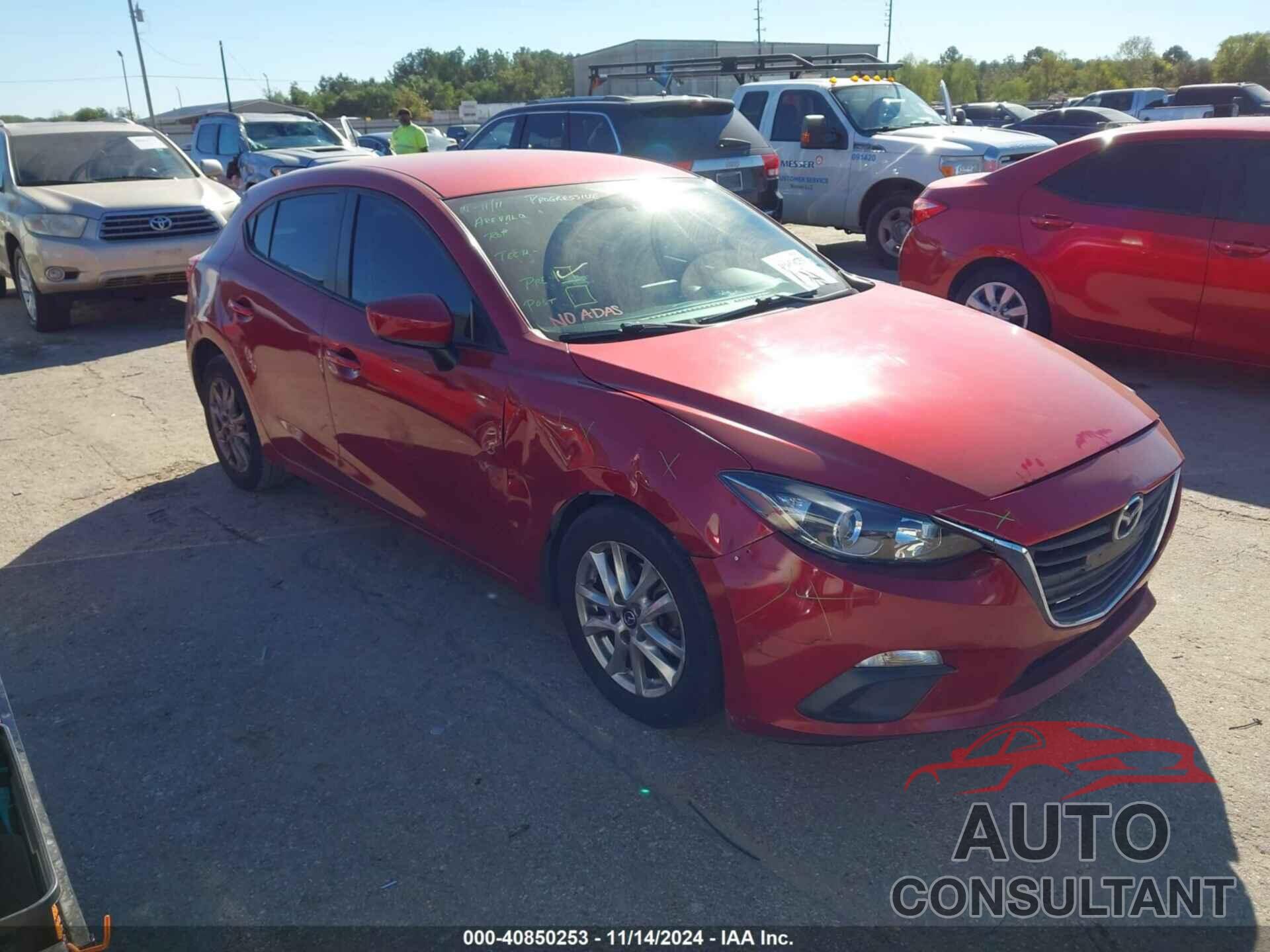 MAZDA MAZDA3 2016 - JM1BM1J74G1325205