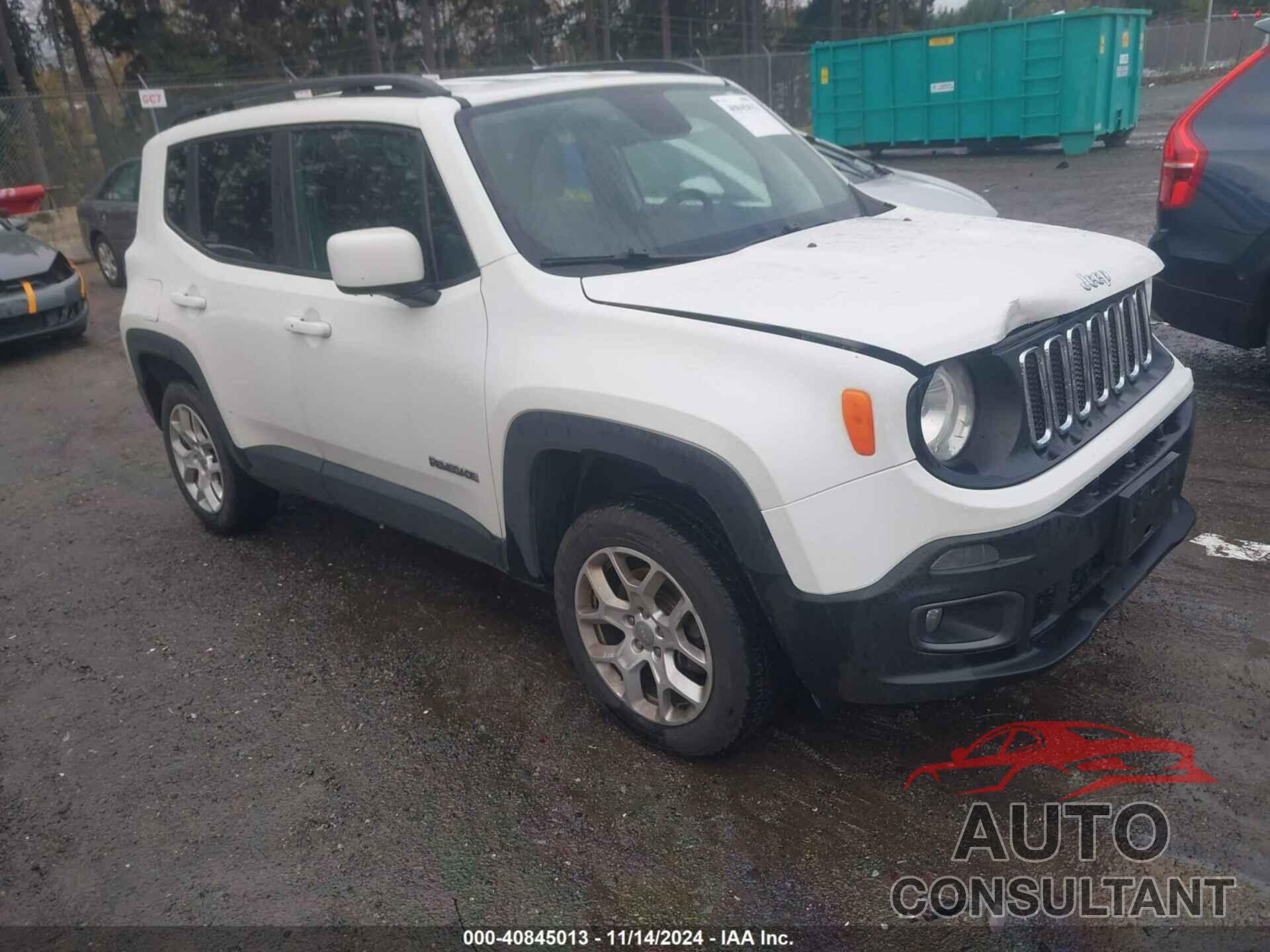 JEEP RENEGADE 2018 - ZACCJBBB3JPH64036