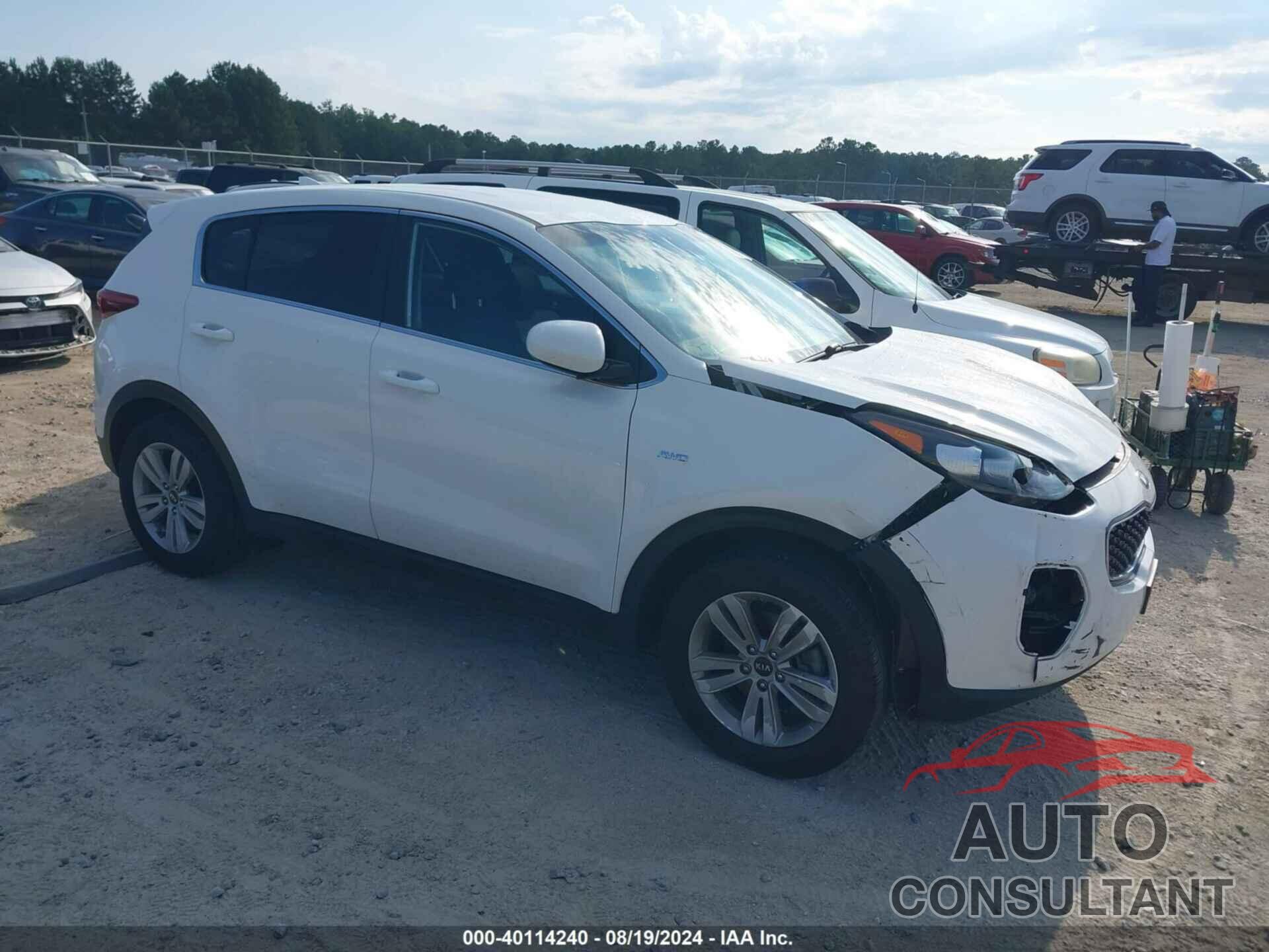 KIA SPORTAGE 2019 - KNDPMCAC5K7492046