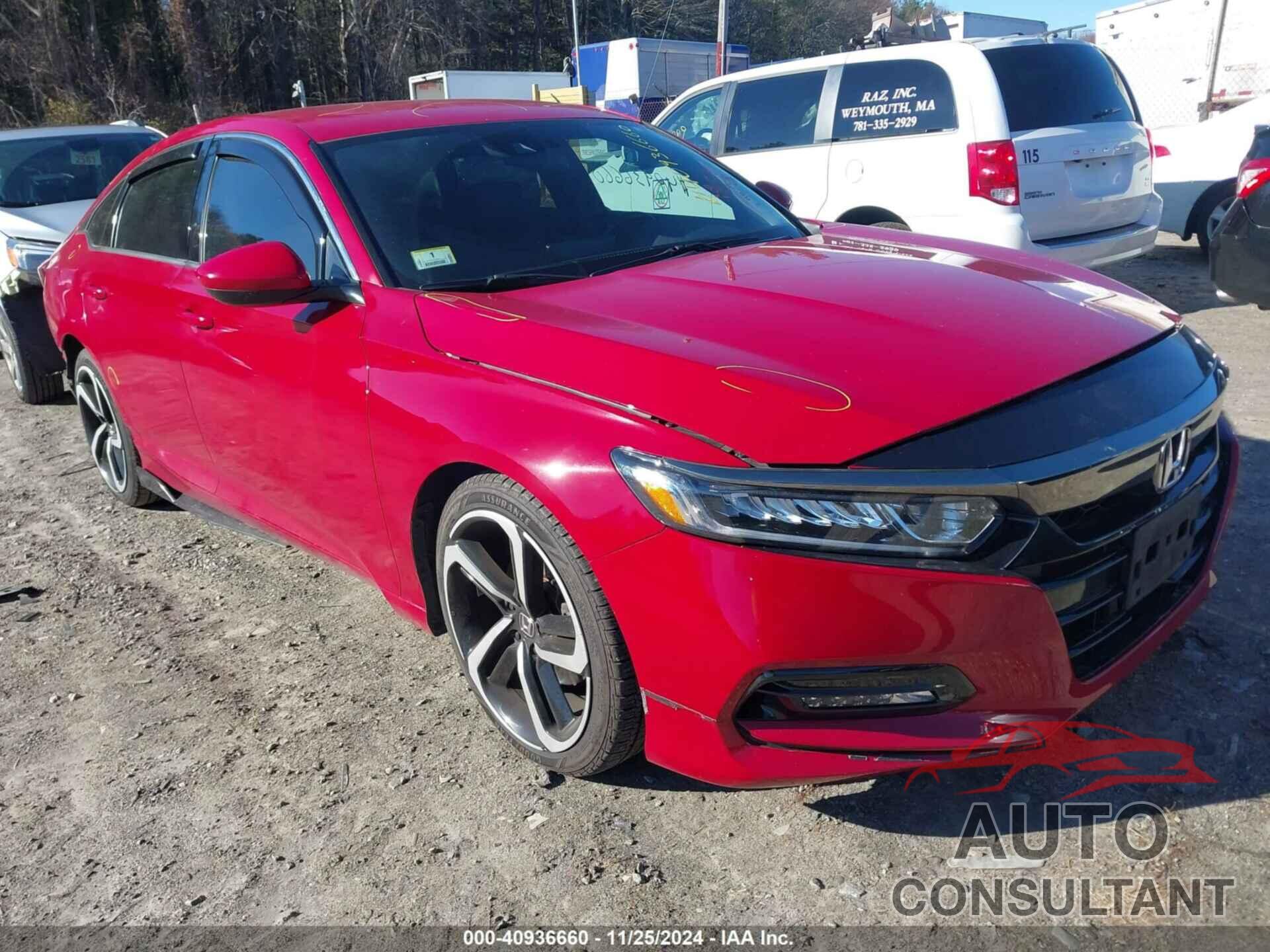 HONDA ACCORD 2019 - 1HGCV1F36KA127114