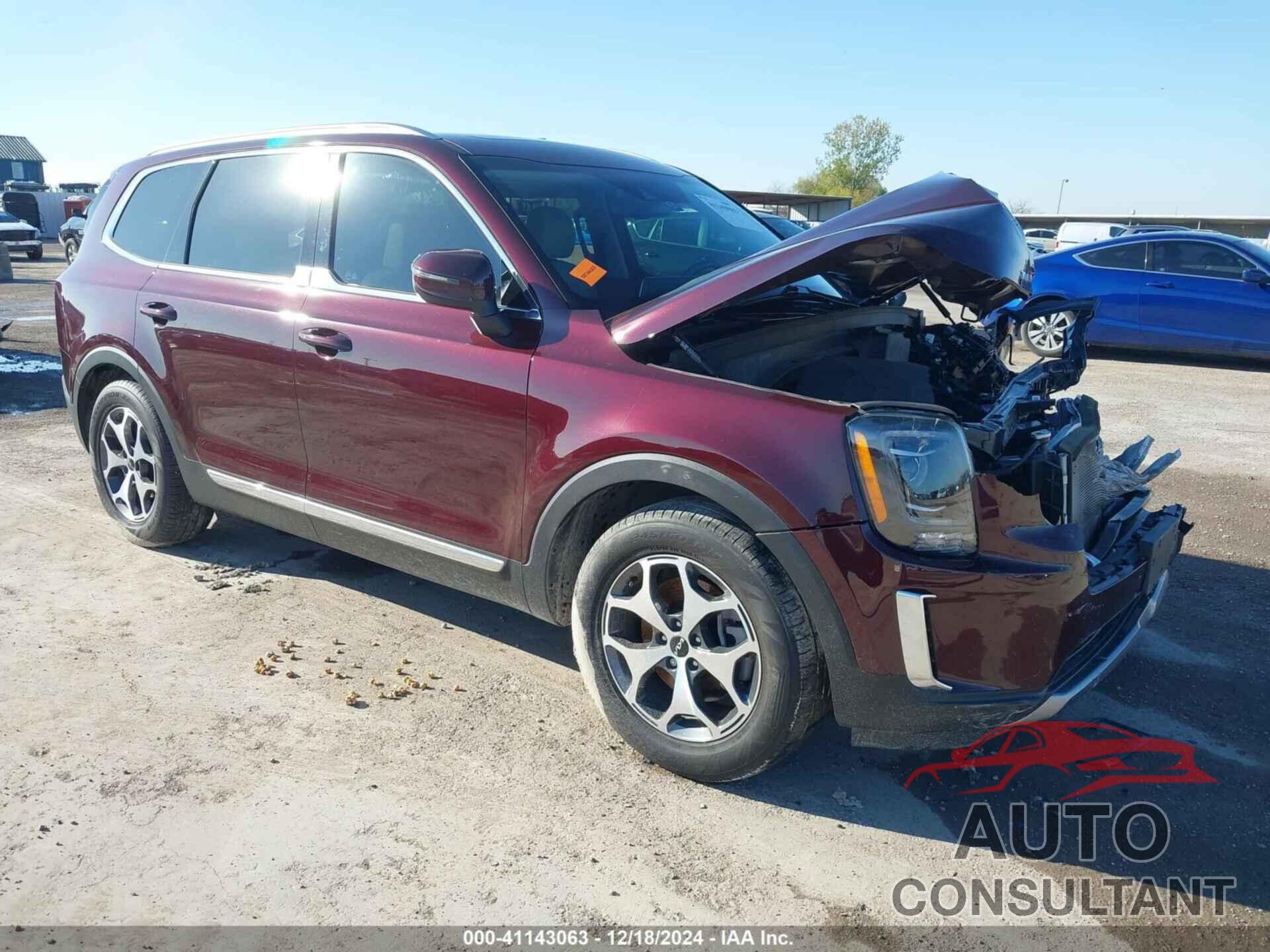 KIA TELLURIDE 2022 - 5XYP34HC8NG265696