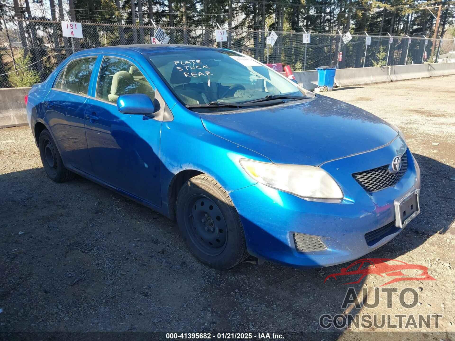 TOYOTA COROLLA 2009 - JTDBL40E599072596