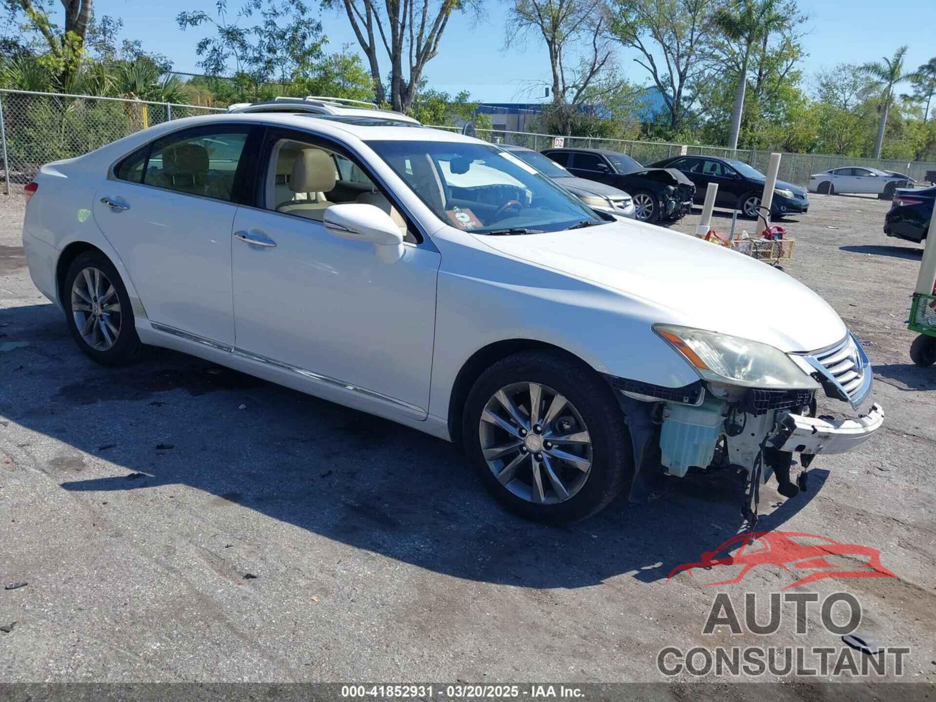 LEXUS ES 350 2011 - JTHBK1EG7B2420097