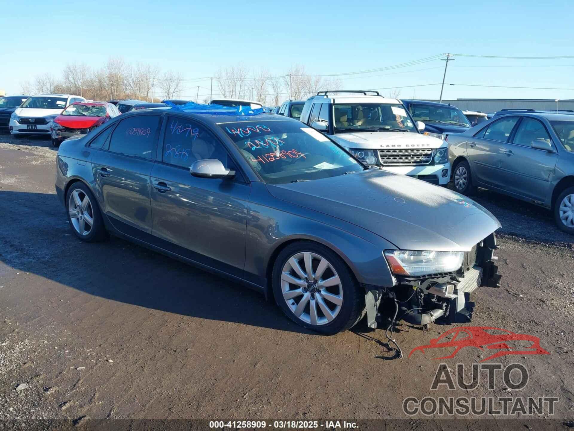 AUDI A4 2013 - WAUBFAFL5DN045360