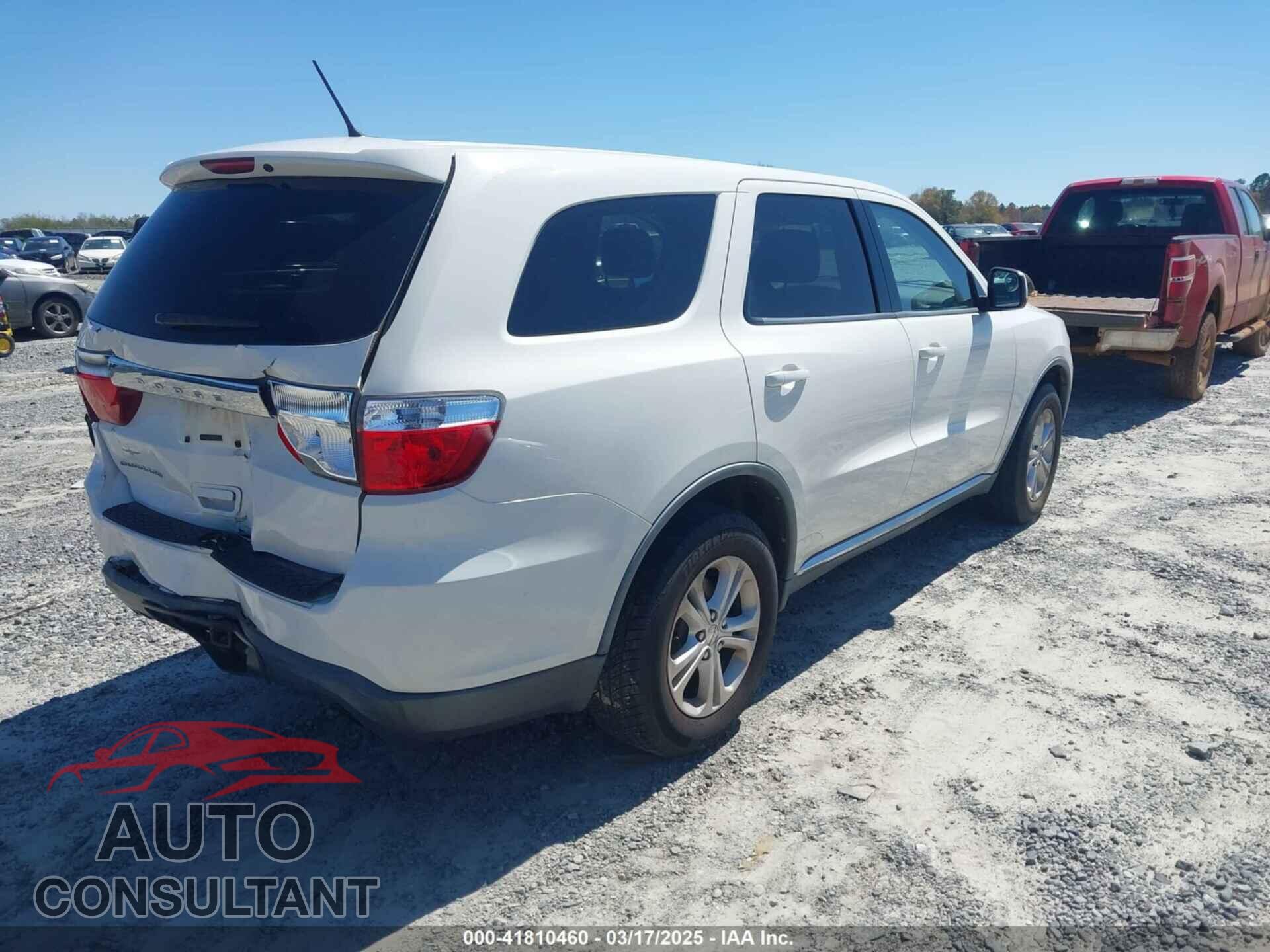 DODGE DURANGO 2011 - 1D4RD2GG6BC618325