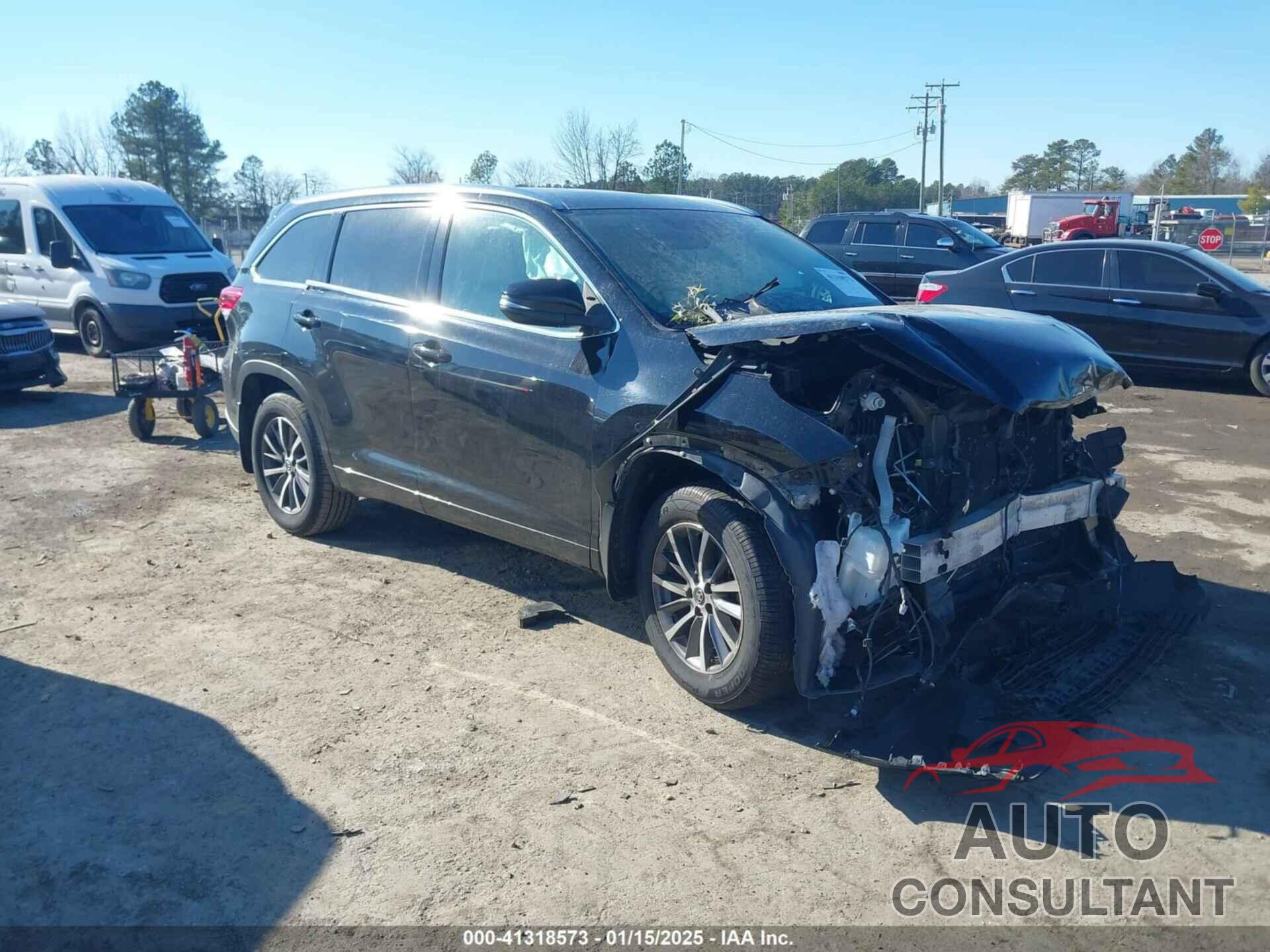 TOYOTA HIGHLANDER 2017 - 5TDJZRFH2HS391365