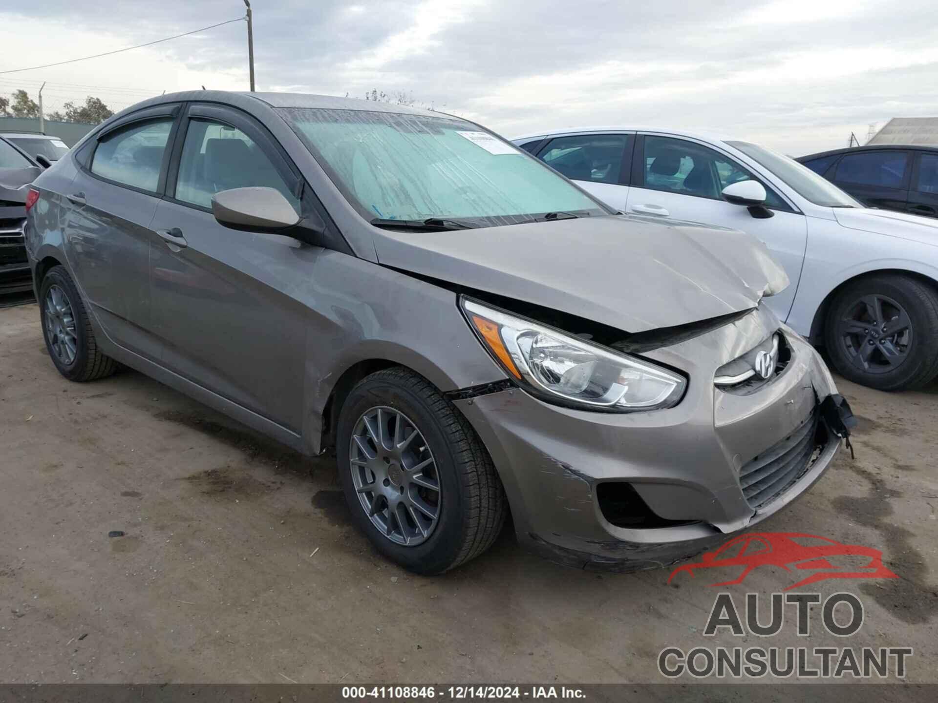 HYUNDAI ACCENT 2017 - KMHCT4AE8HU378542