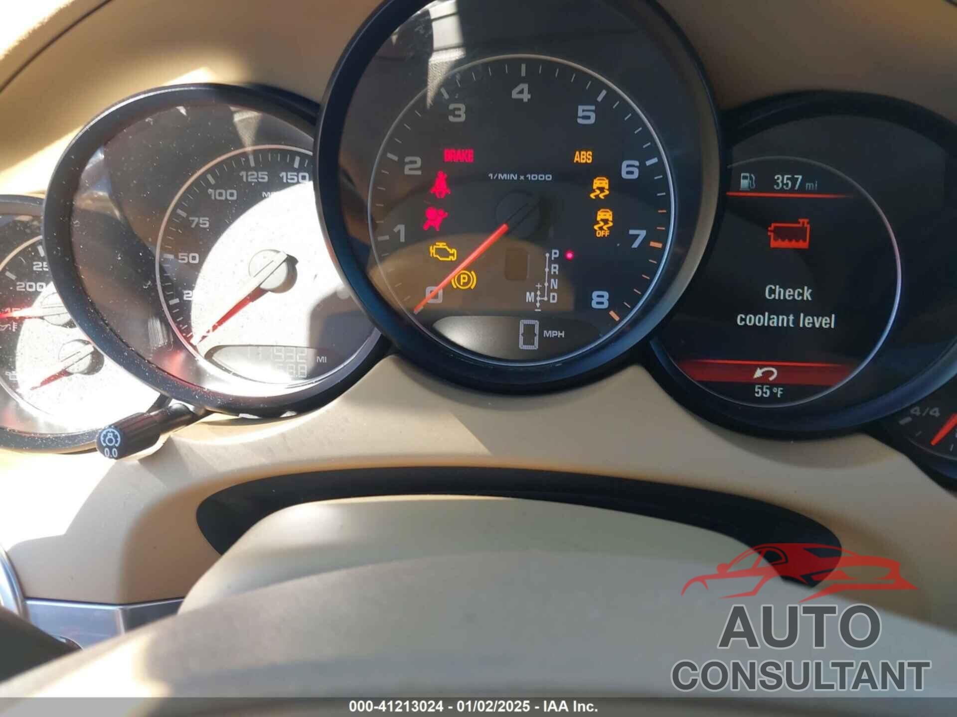 PORSCHE CAYENNE 2012 - WP1AA2A21CLA04458
