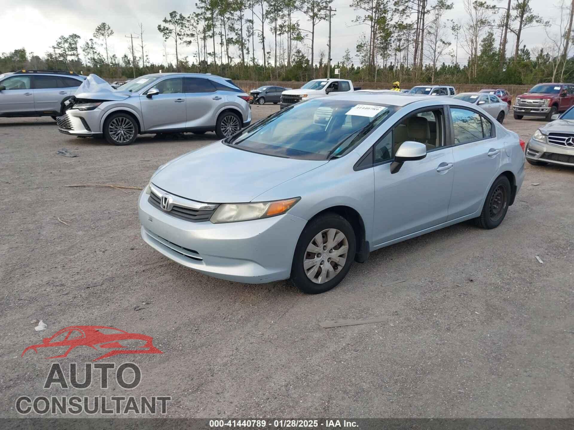 HONDA CIVIC 2012 - 19XFB2F54CE010335
