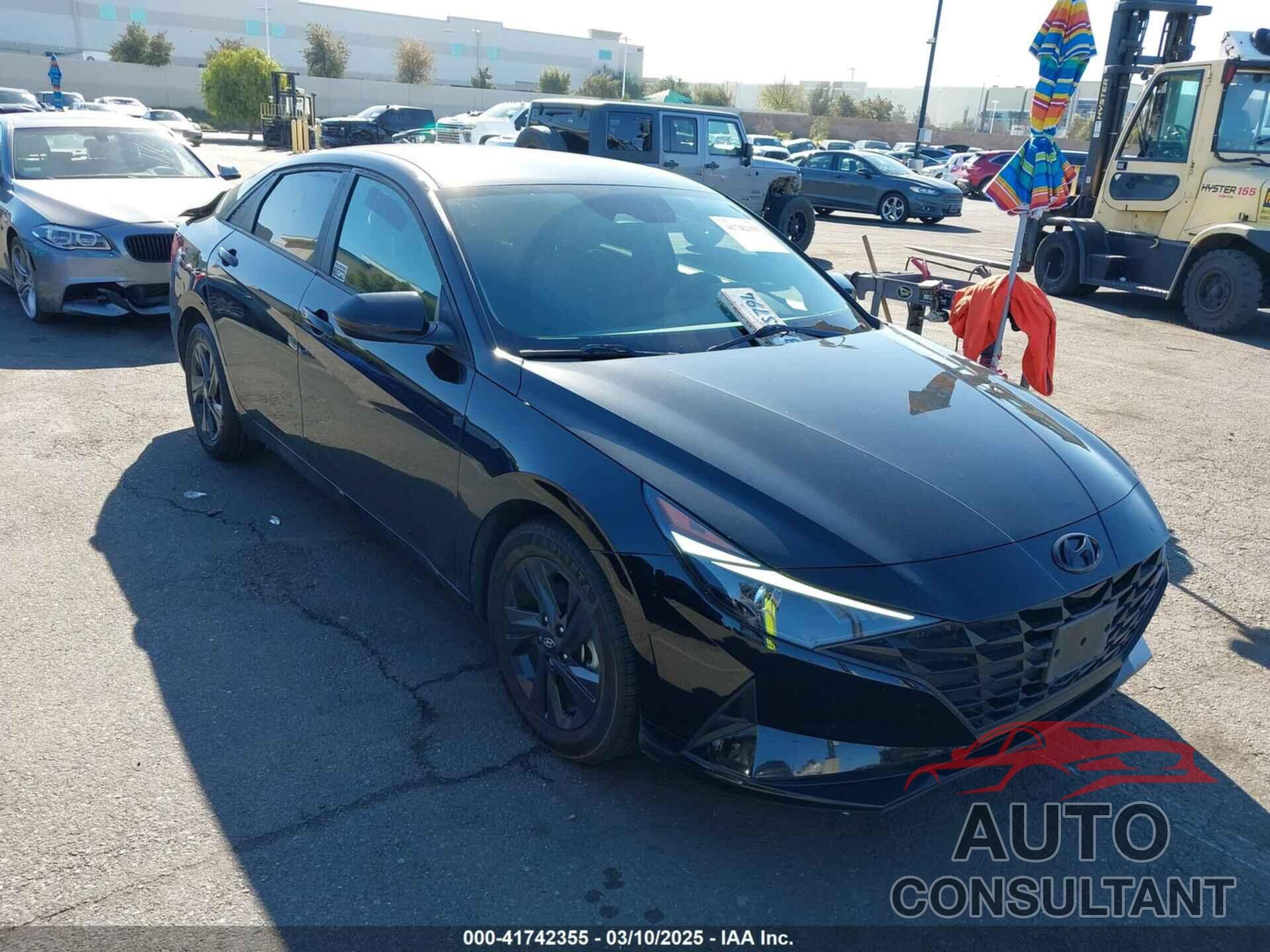 HYUNDAI ELANTRA HYBRID 2021 - KMHLM4AJ8MU012133