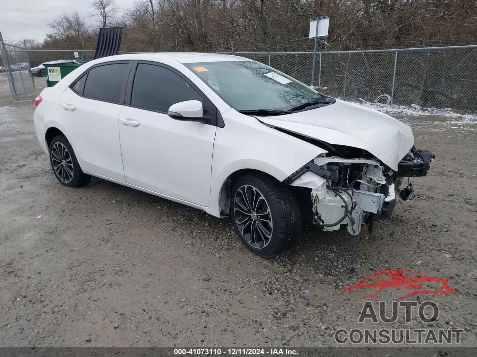 TOYOTA COROLLA 2015 - 2T1BURHE4FC449164