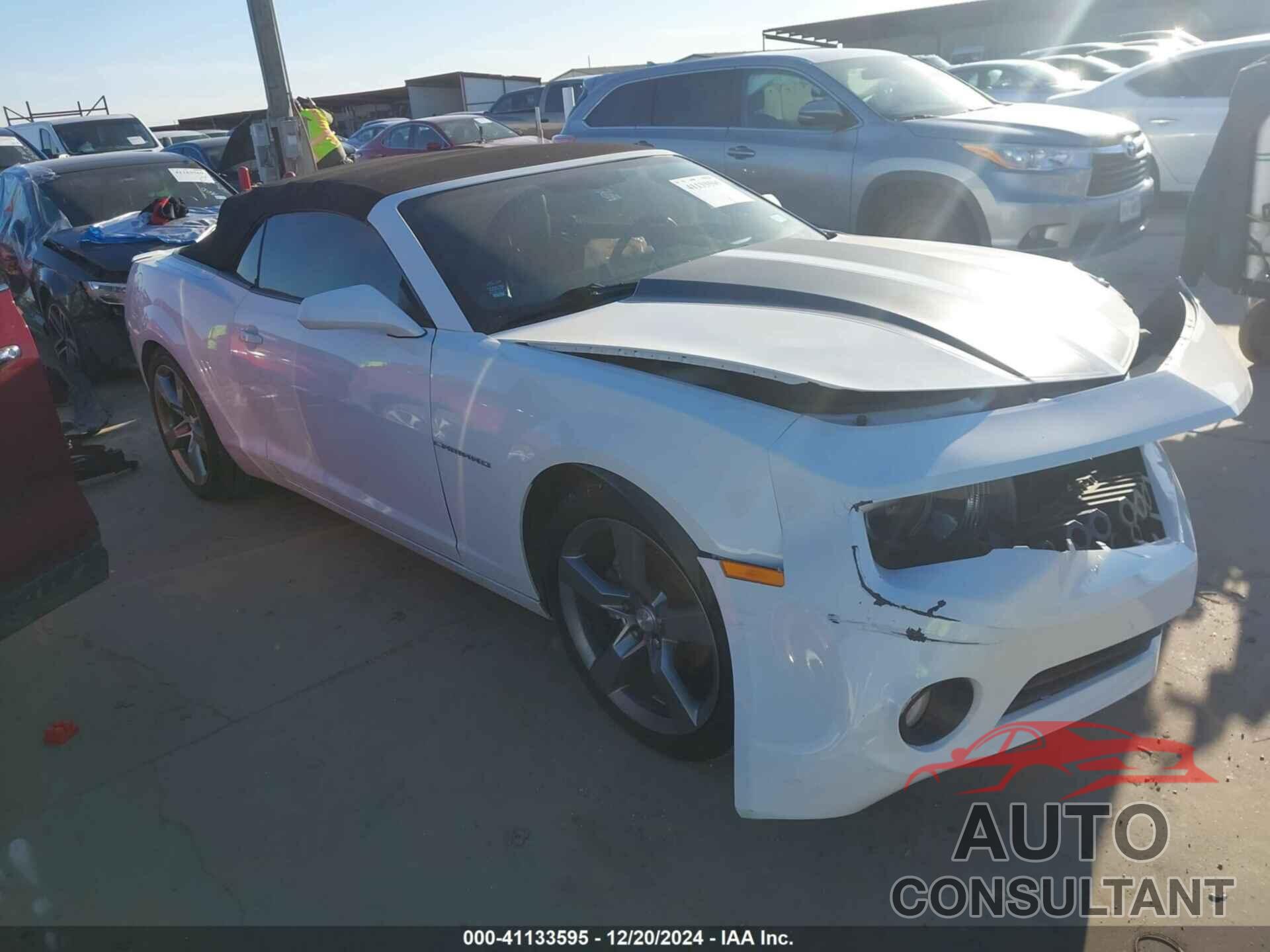 CHEVROLET CAMARO 2012 - 2G1FC3D35C9125716