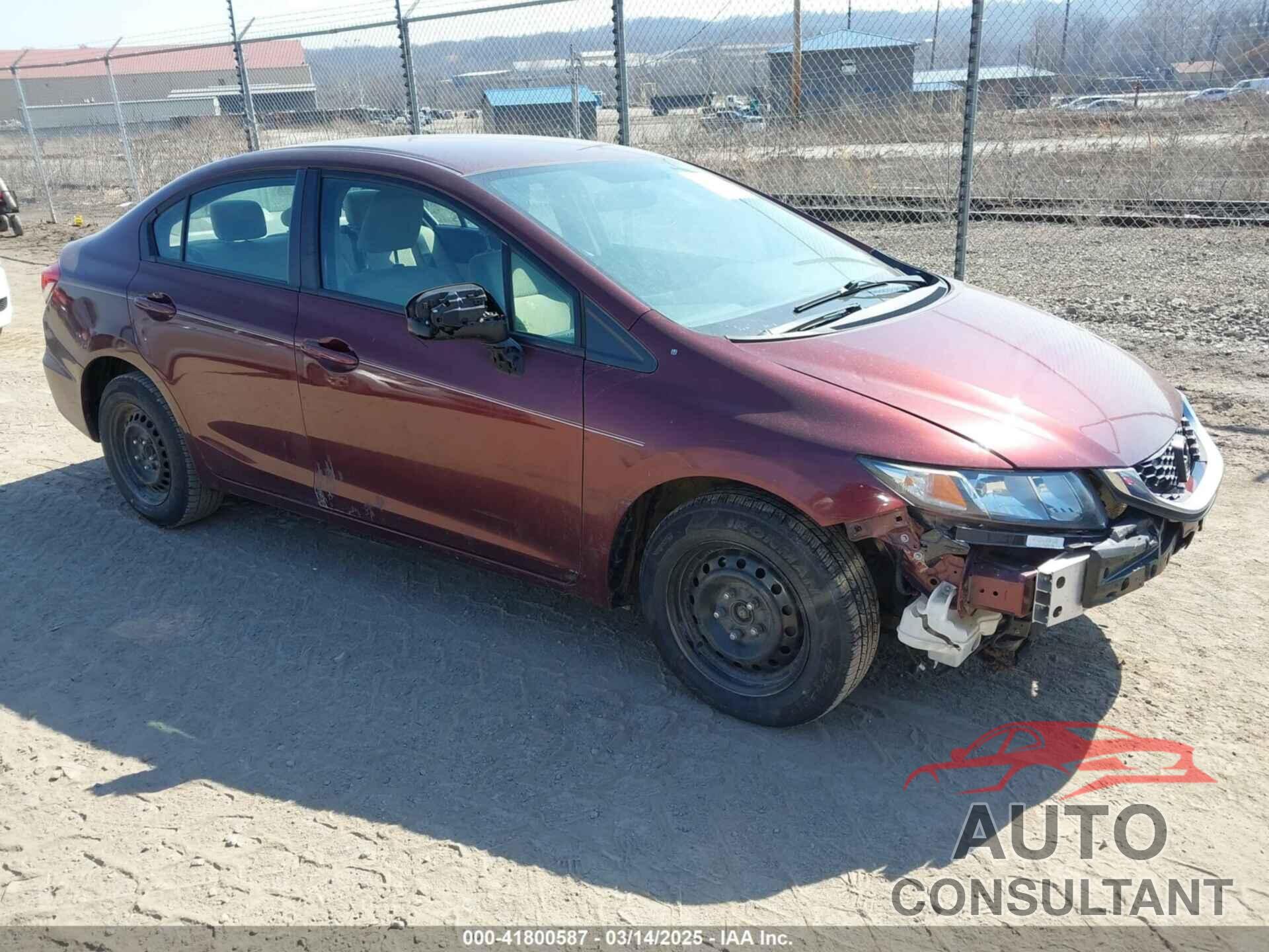 HONDA CIVIC 2014 - 19XFB2F51EE219048