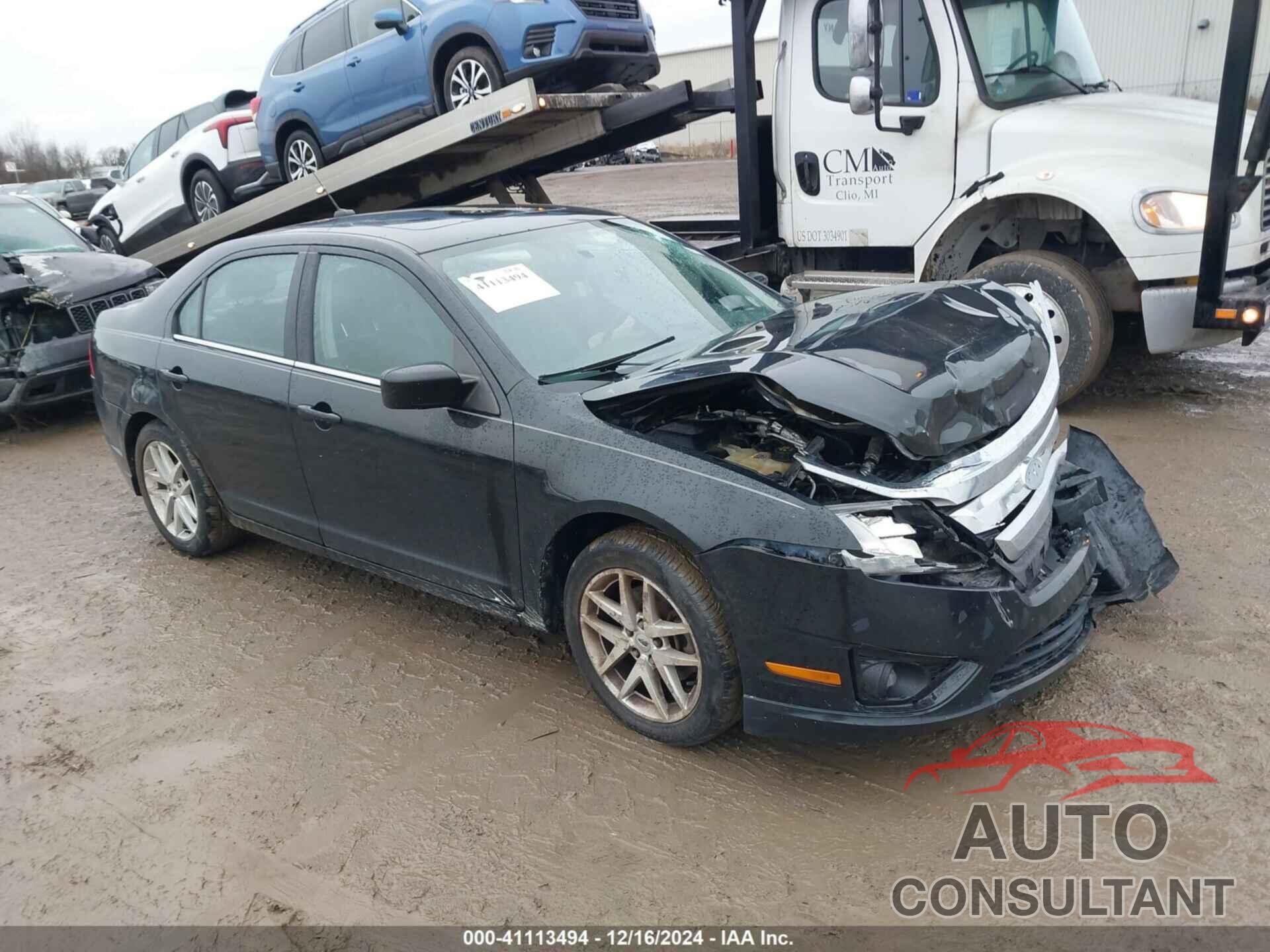 FORD FUSION 2012 - 3FAHP0JGXCR217625