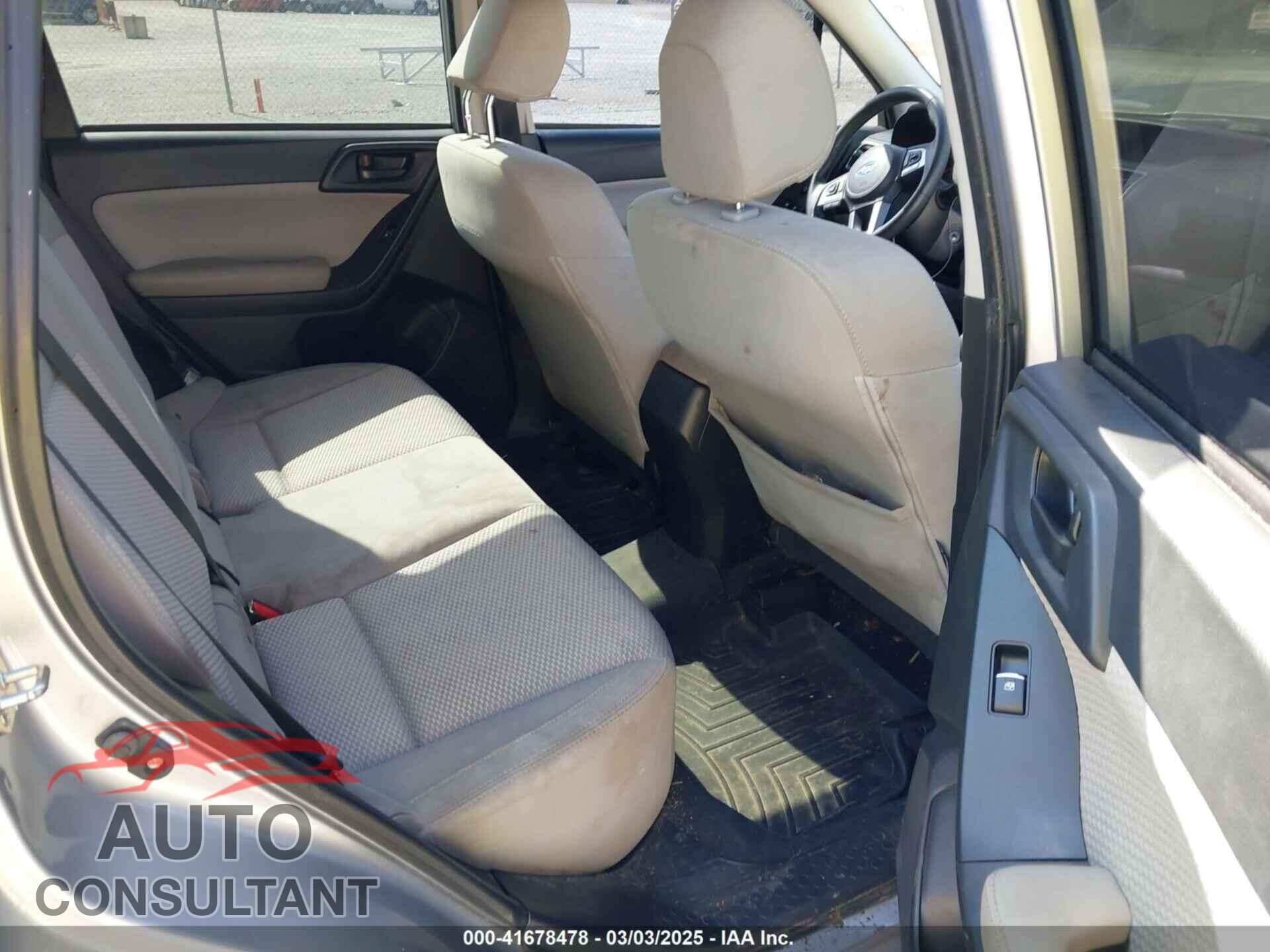 SUBARU FORESTER 2017 - JF2SJAEC8HH401342