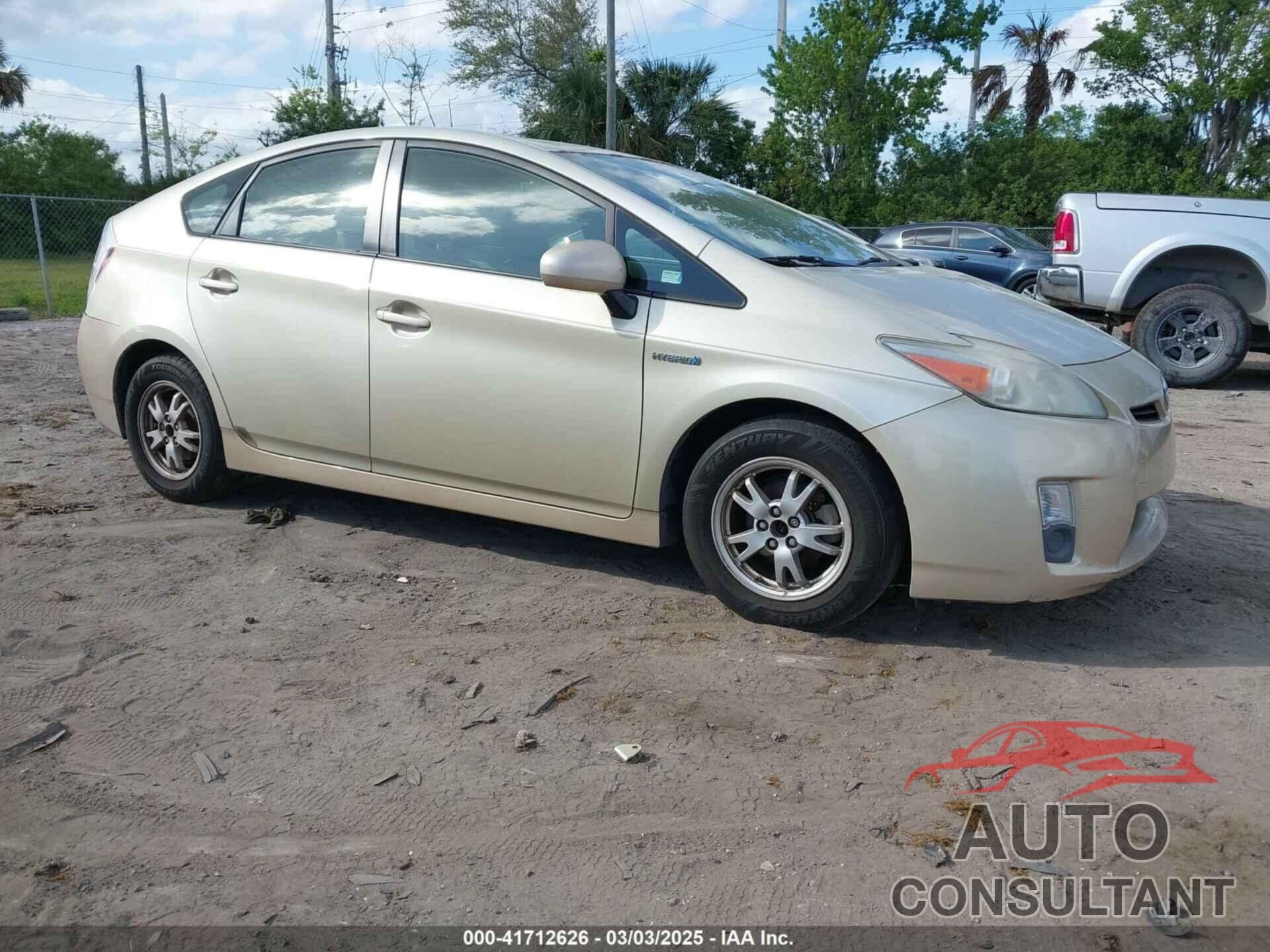 TOYOTA PRIUS 2010 - JTDKN3DU0A0140091