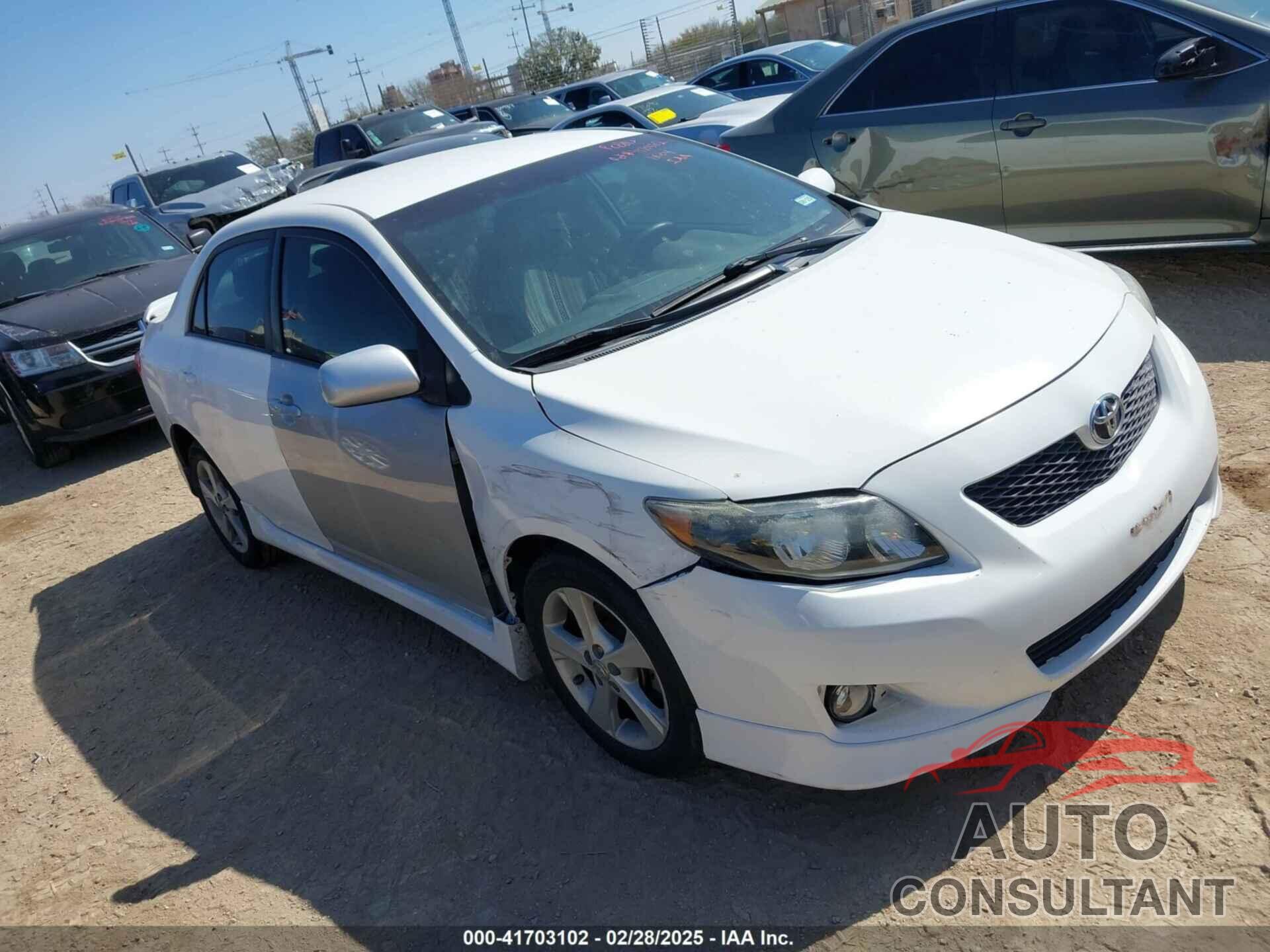 TOYOTA COROLLA 2010 - 2T1BU4EE1AC526539