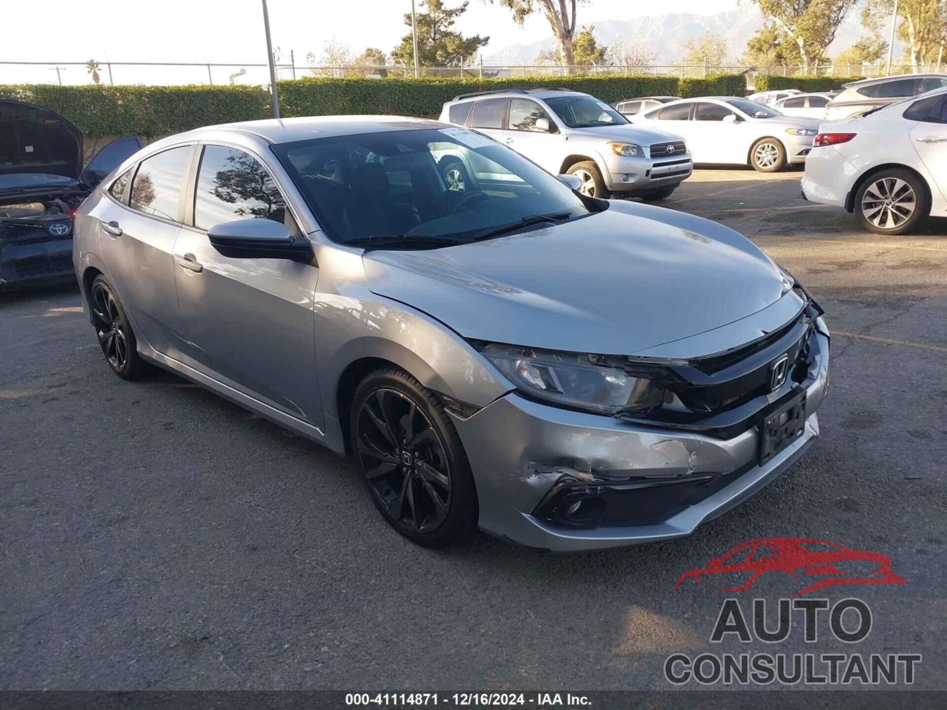 HONDA CIVIC 2019 - 2HGFC2F85KH502769
