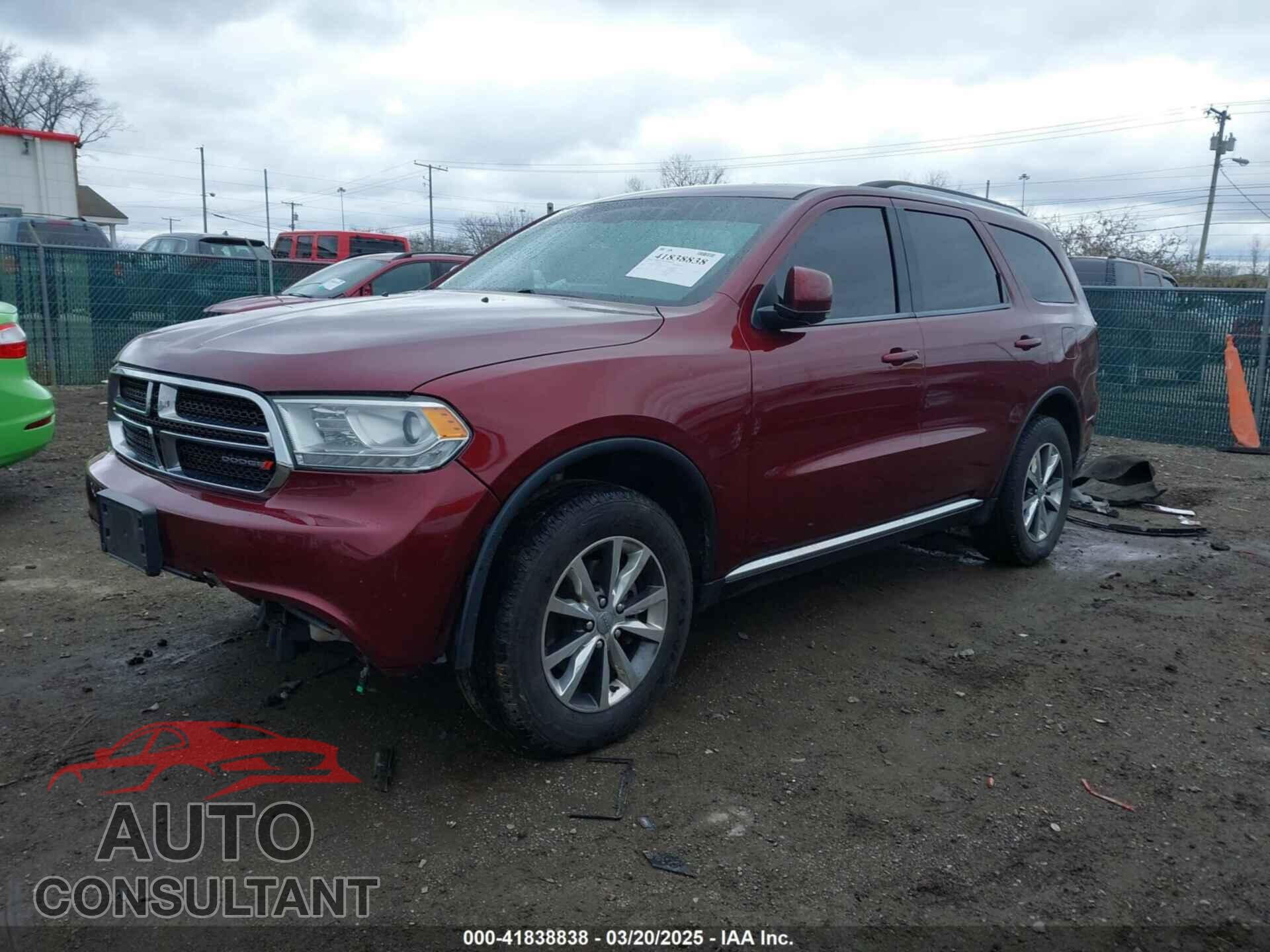 DODGE DURANGO 2016 - 1C4RDJDG5GC323154