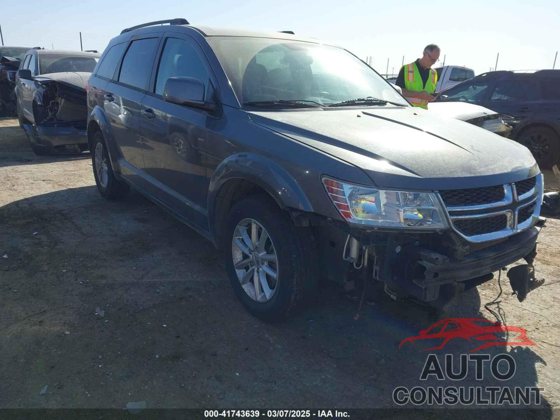 DODGE JOURNEY 2013 - 3C4PDCBG0DT502787