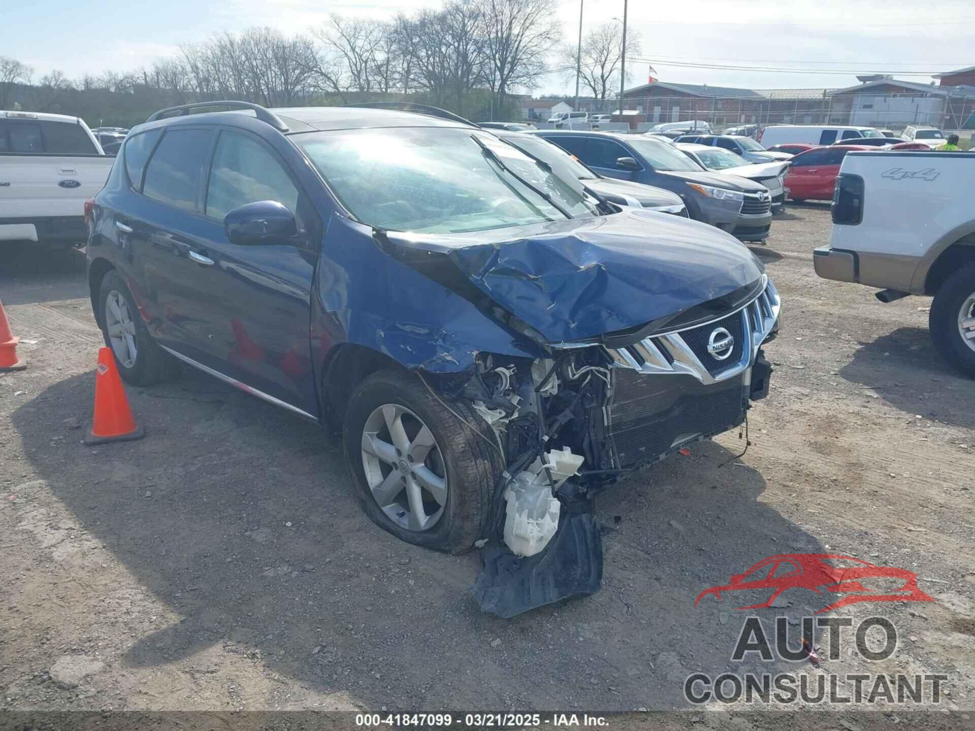 NISSAN MURANO 2009 - JN8AZ18U19W029531