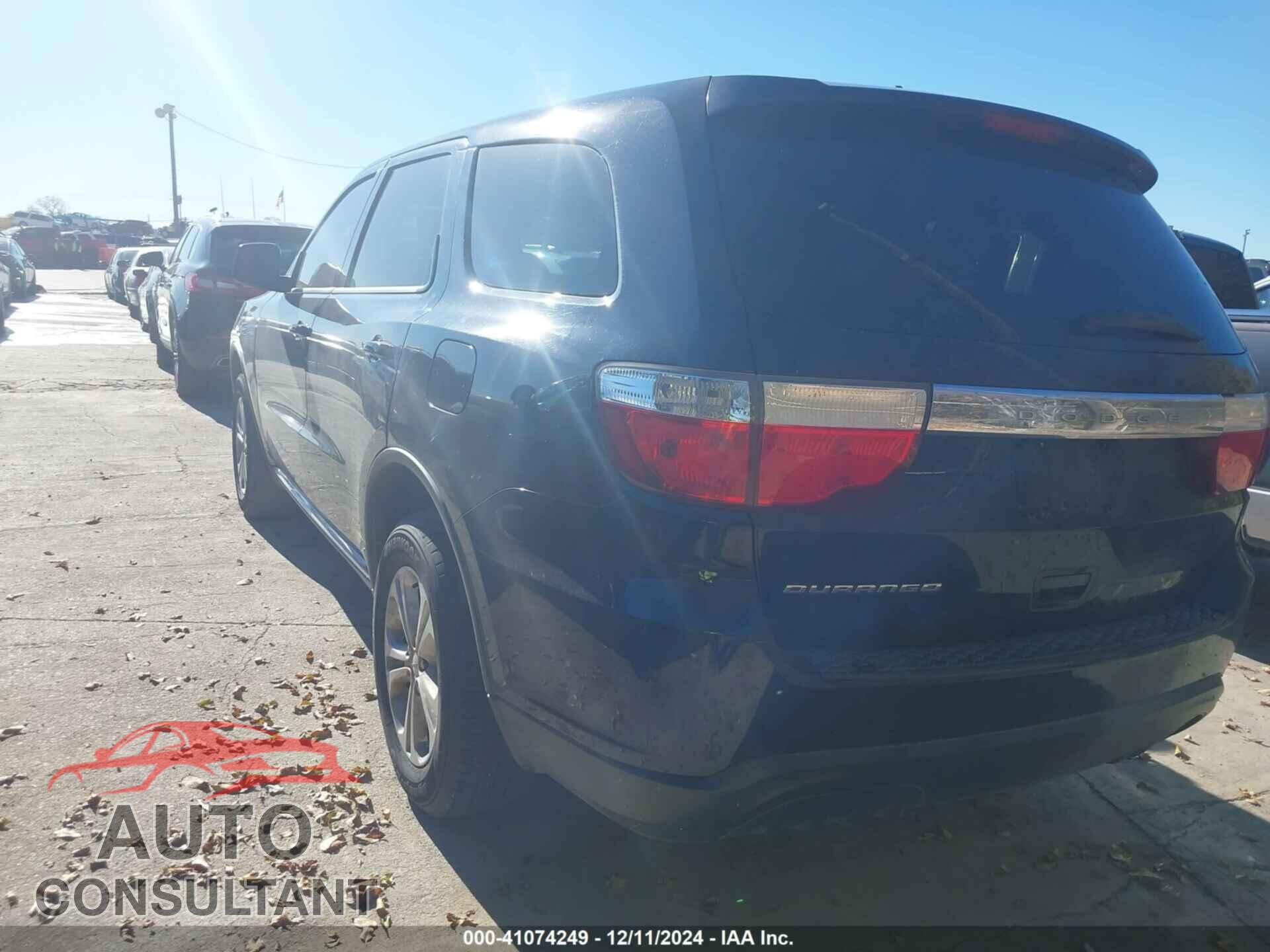 DODGE DURANGO 2012 - 1C4RDHAGXCC260205