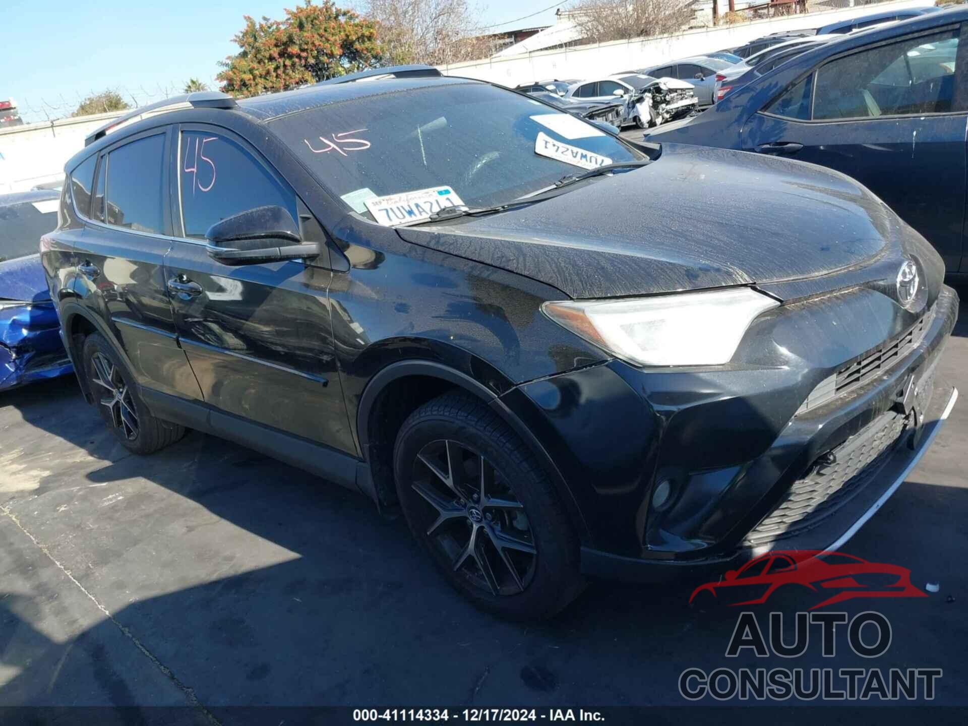 TOYOTA RAV4 2016 - 2T3NFREV8GW289566