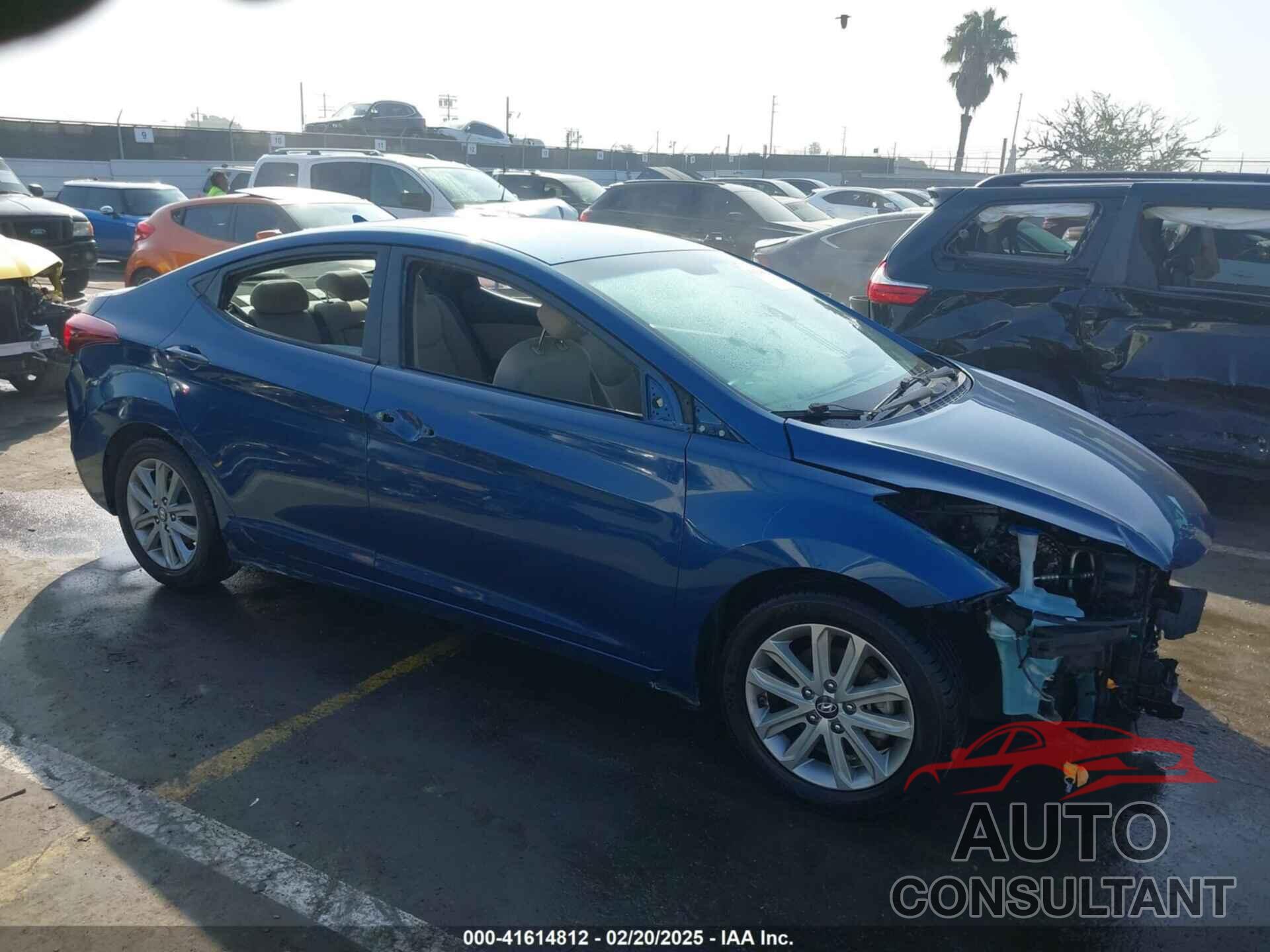 HYUNDAI ELANTRA 2014 - KMHDH4AE9EU186922